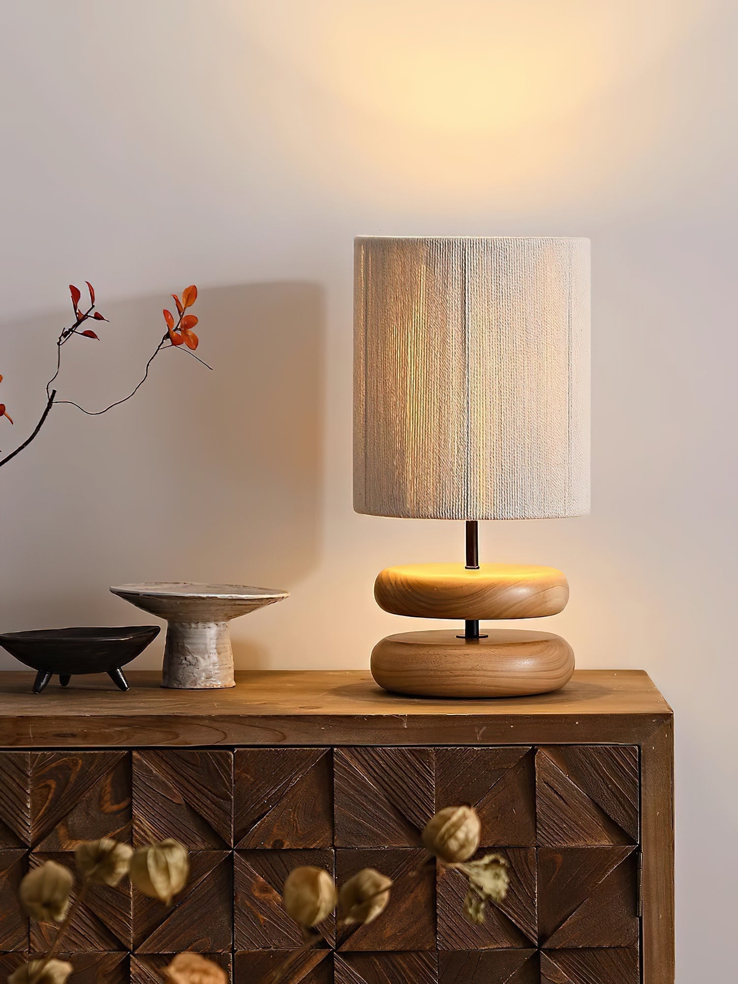 Morgan Minimalist Wood Table Lamp - Letslighting