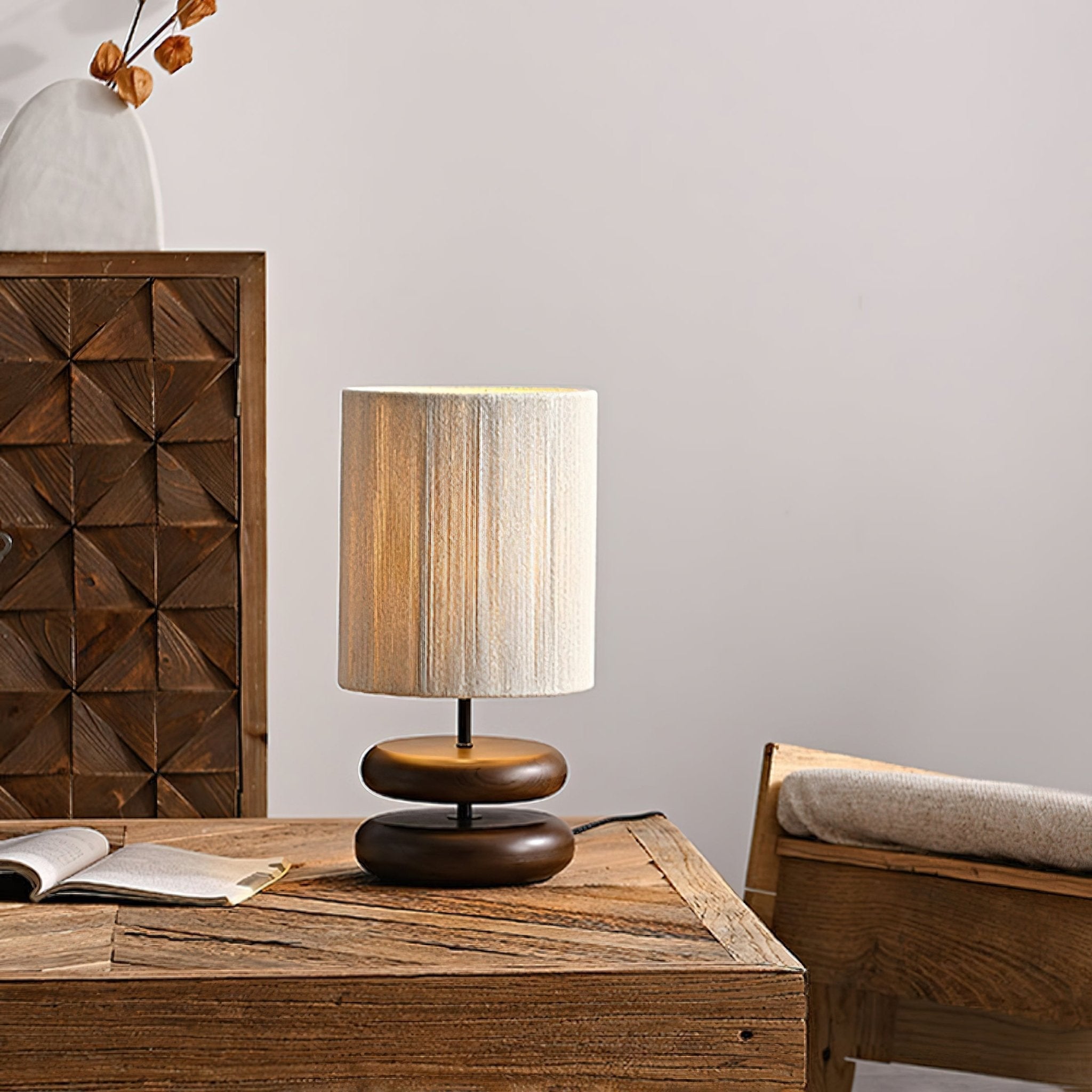 Morgan Minimalist Wood Table Lamp - Letslighting