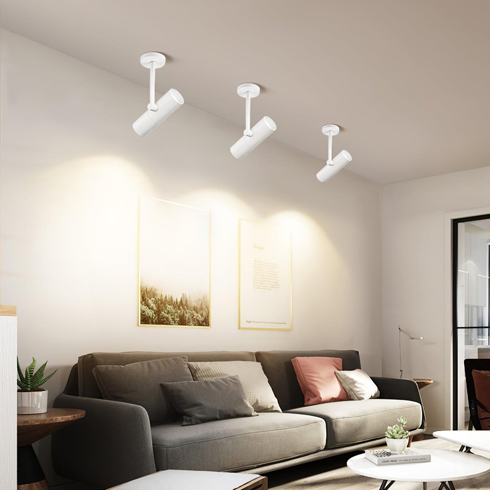 Solara Ceiling Light Cylinder Spotlight Industrial for Loft Study - Letslighting