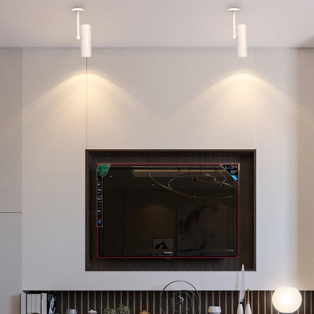 Solara Ceiling Light Cylinder Spotlight Industrial for Loft Study - Letslighting