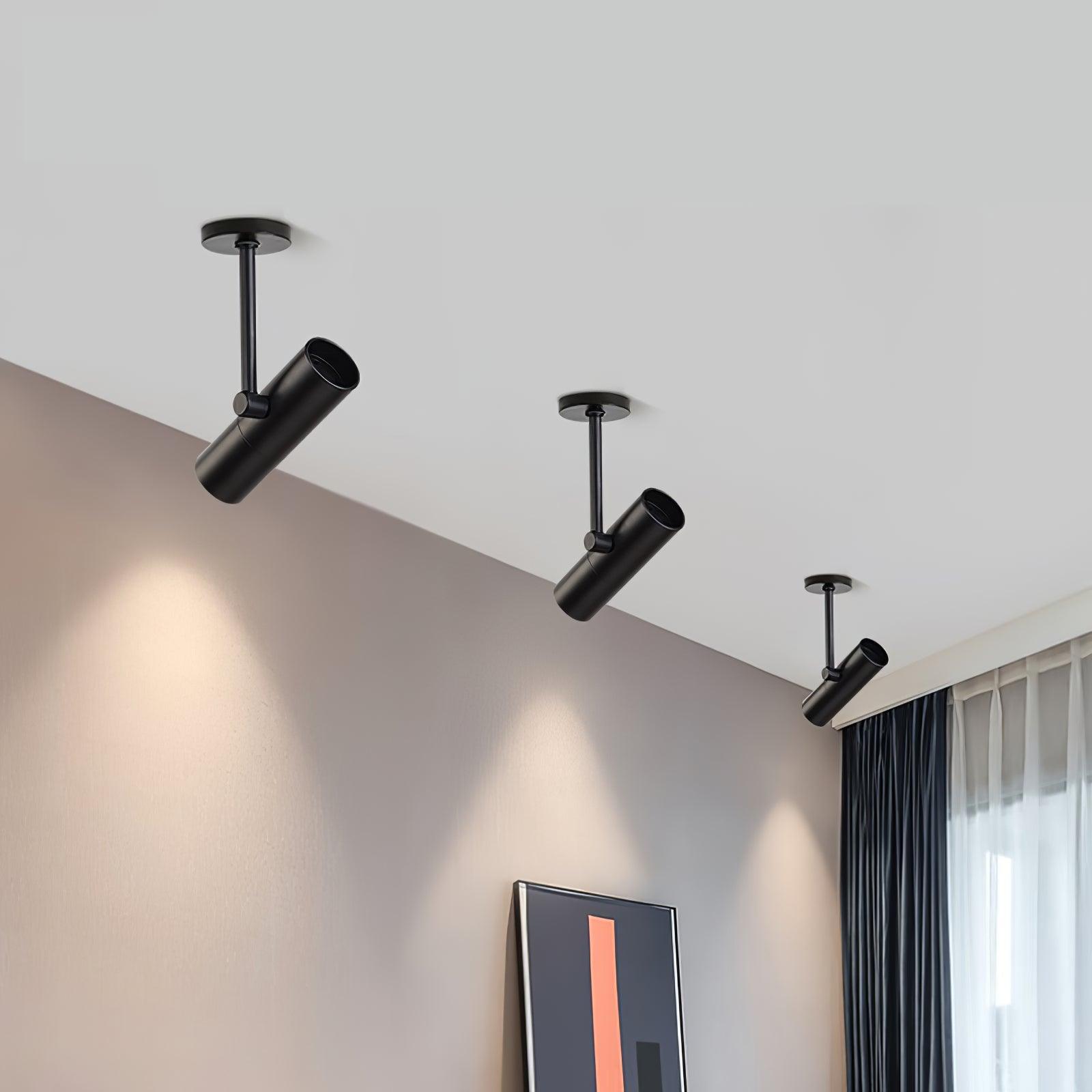 Solara Ceiling Light Cylinder Spotlight Industrial for Loft Study - Letslighting