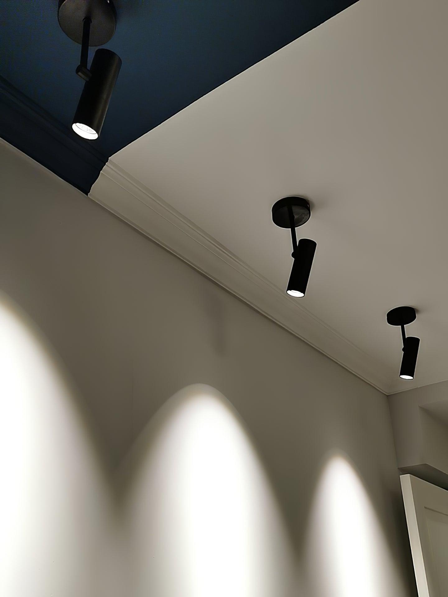 Solara Ceiling Light Cylinder Spotlight Industrial for Loft Study - Letslighting
