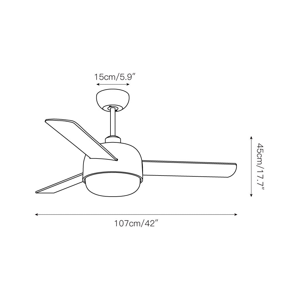 Velaee Nordic Macaron Ceiling Fan Light - Letslighting