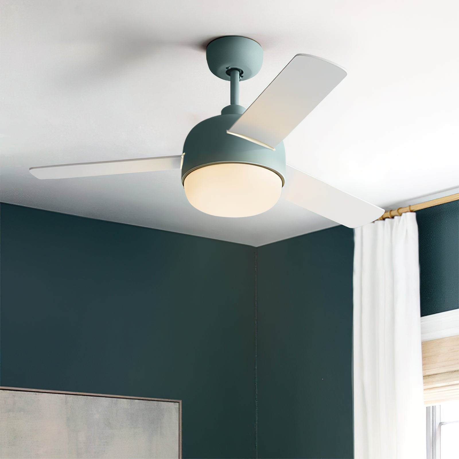 Velaee Nordic Macaron Ceiling Fan Light - Letslighting