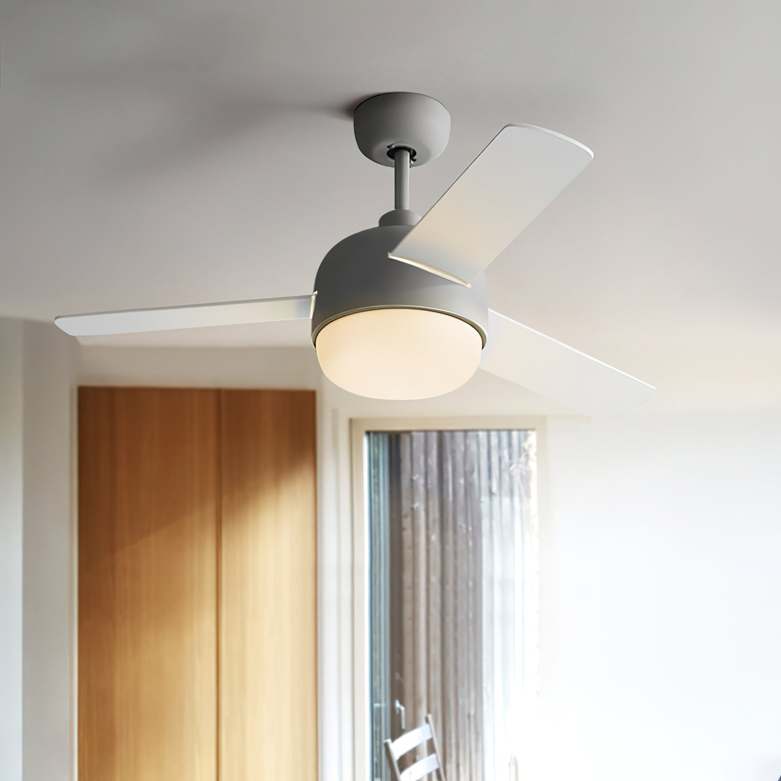 Velaee Nordic Macaron Ceiling Fan Light - Letslighting