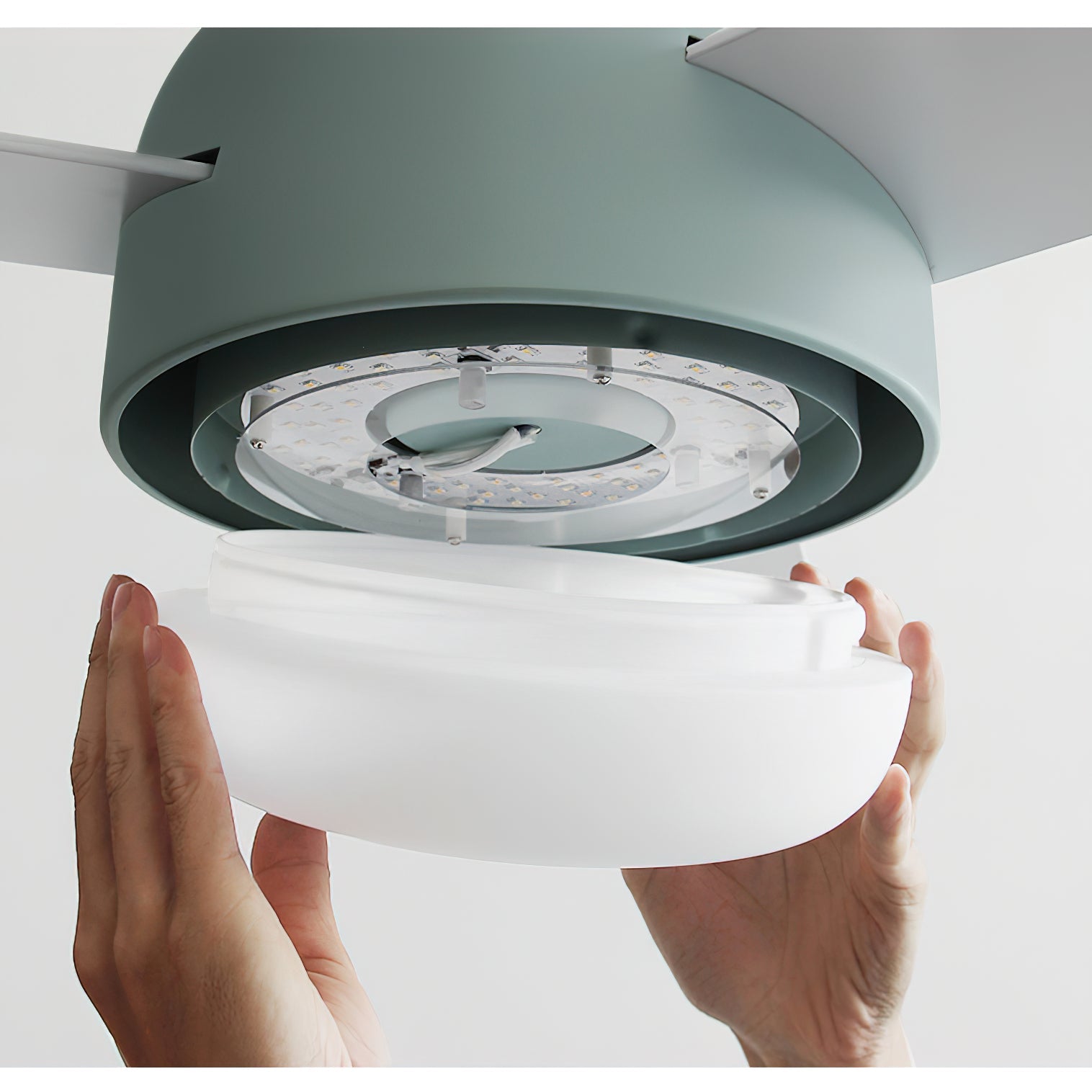 Velaee Nordic Macaron Ceiling Fan Light - Letslighting