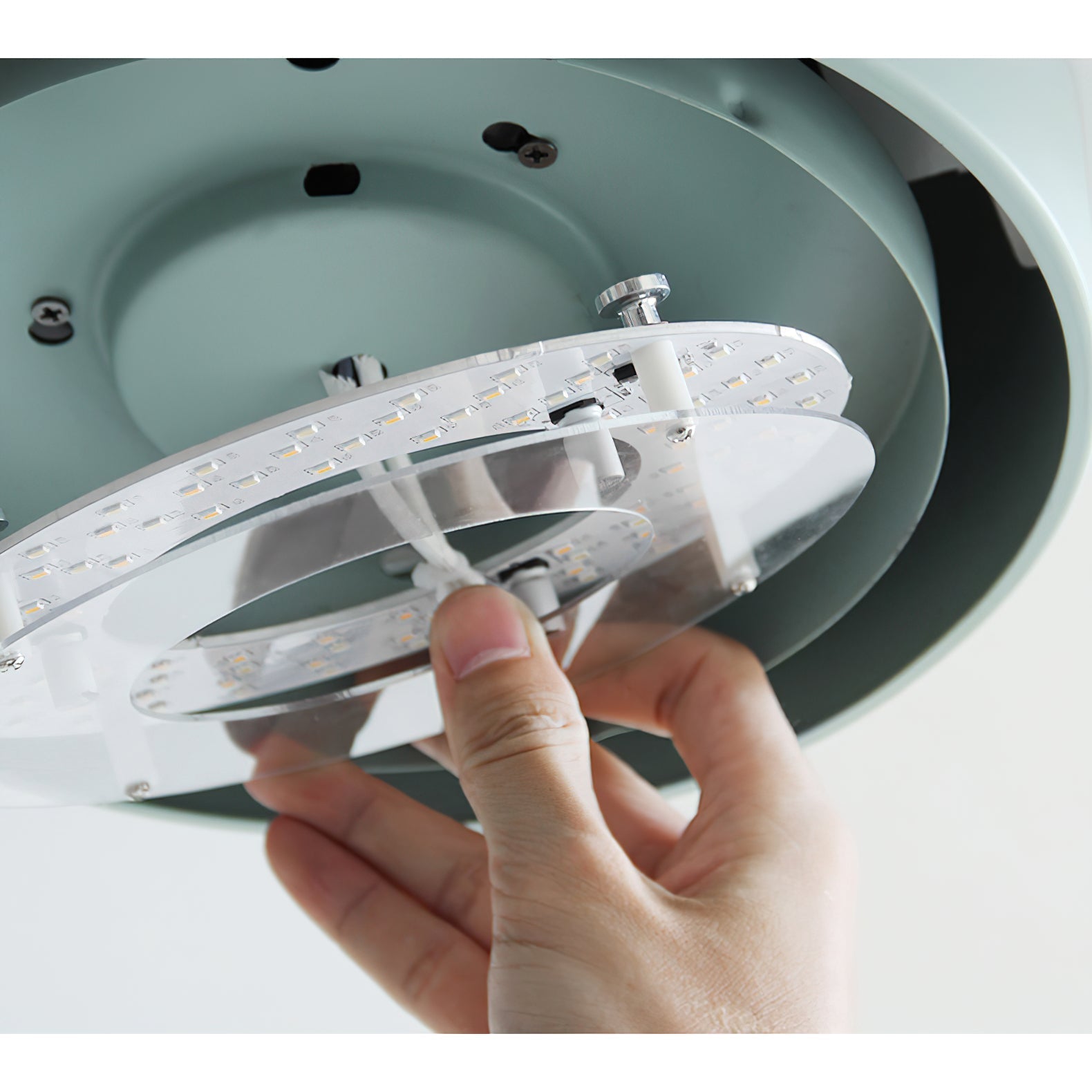 Velaee Nordic Macaron Ceiling Fan Light - Letslighting
