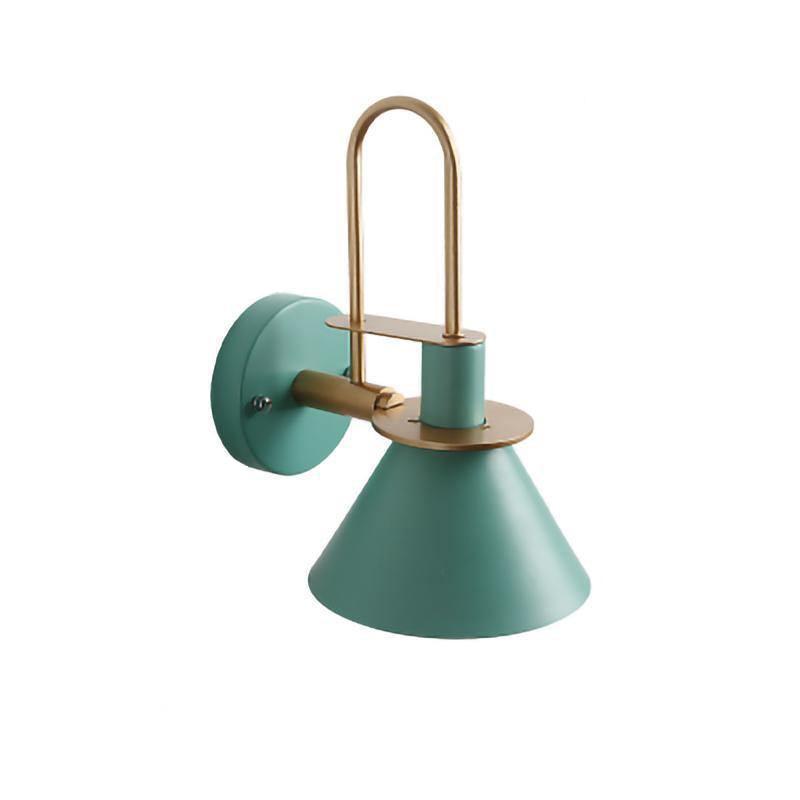 Lustra Wall Lamp Black Gold Minimalist - Letslighting