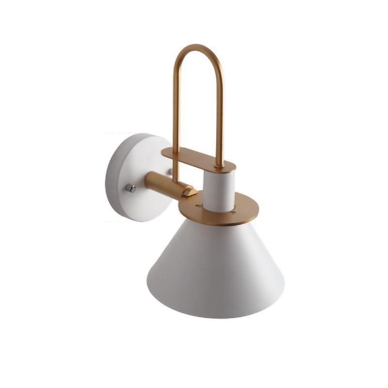 Lustra Wall Lamp Black Gold Minimalist - Letslighting