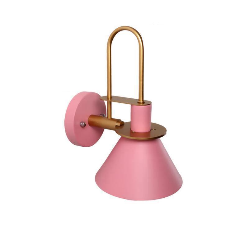 Lustra Wall Lamp Black Gold Minimalist - Letslighting