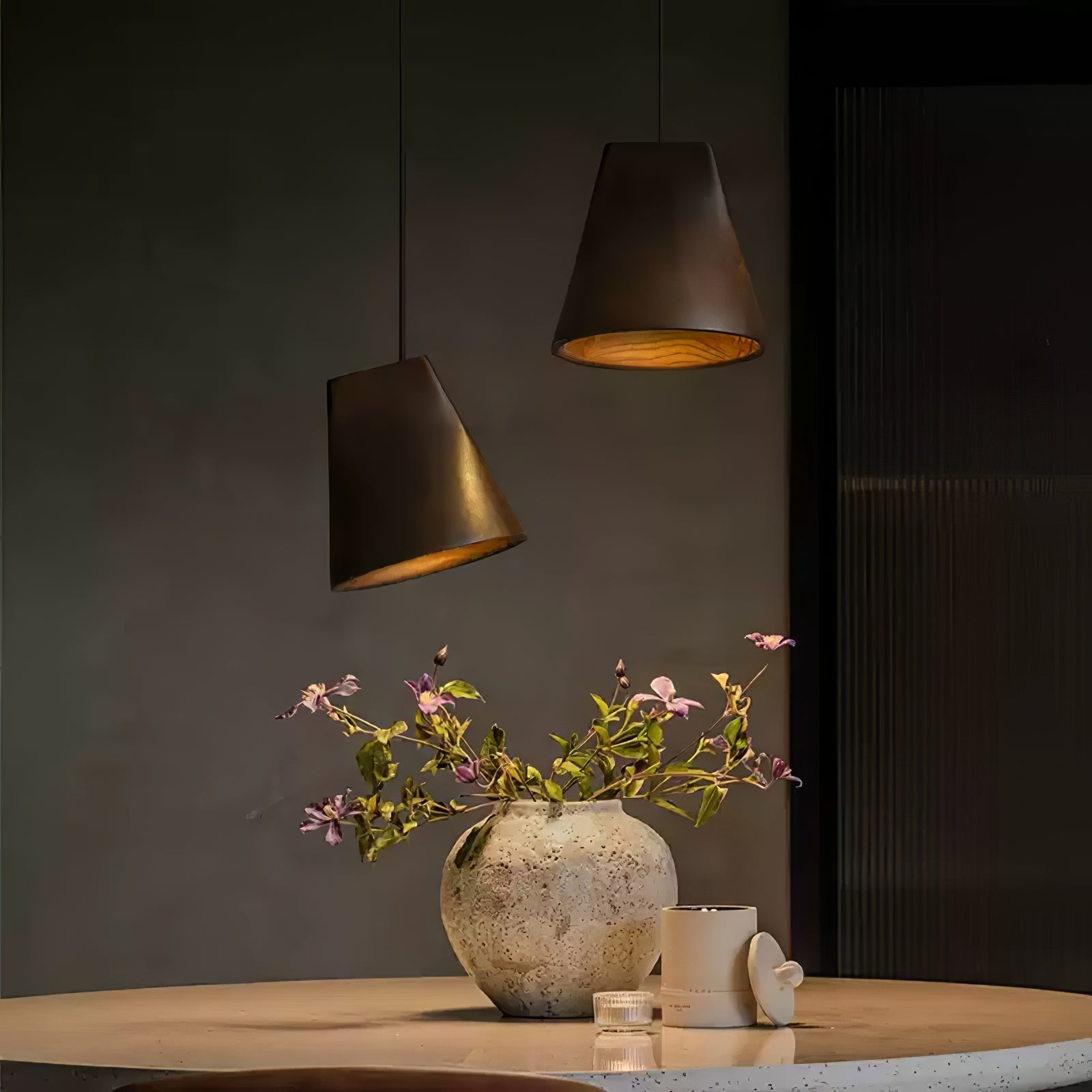Vetra Rustic Wood Pendant Light - Letslighting