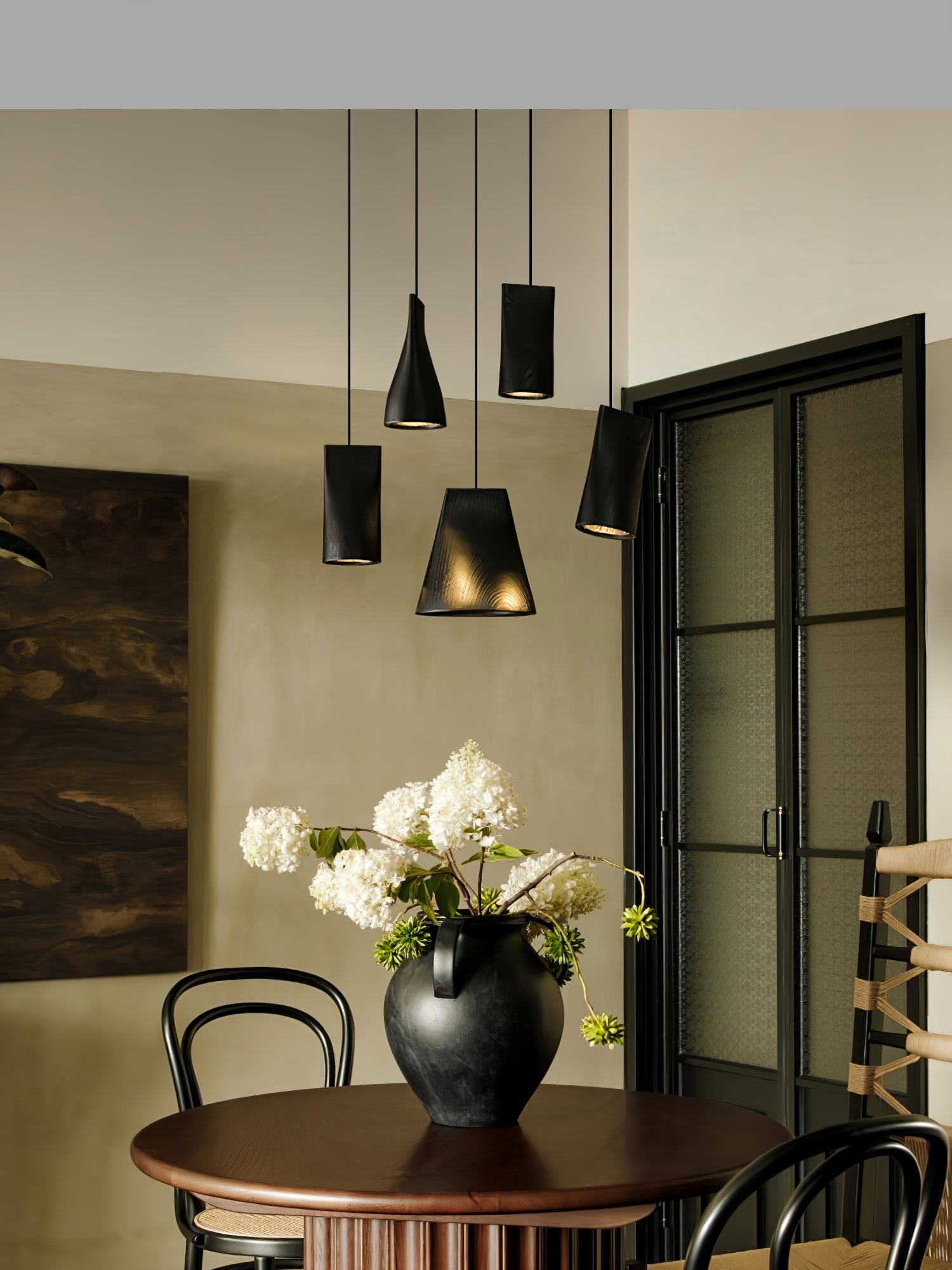 Vetra Rustic Wood Pendant Light - Letslighting