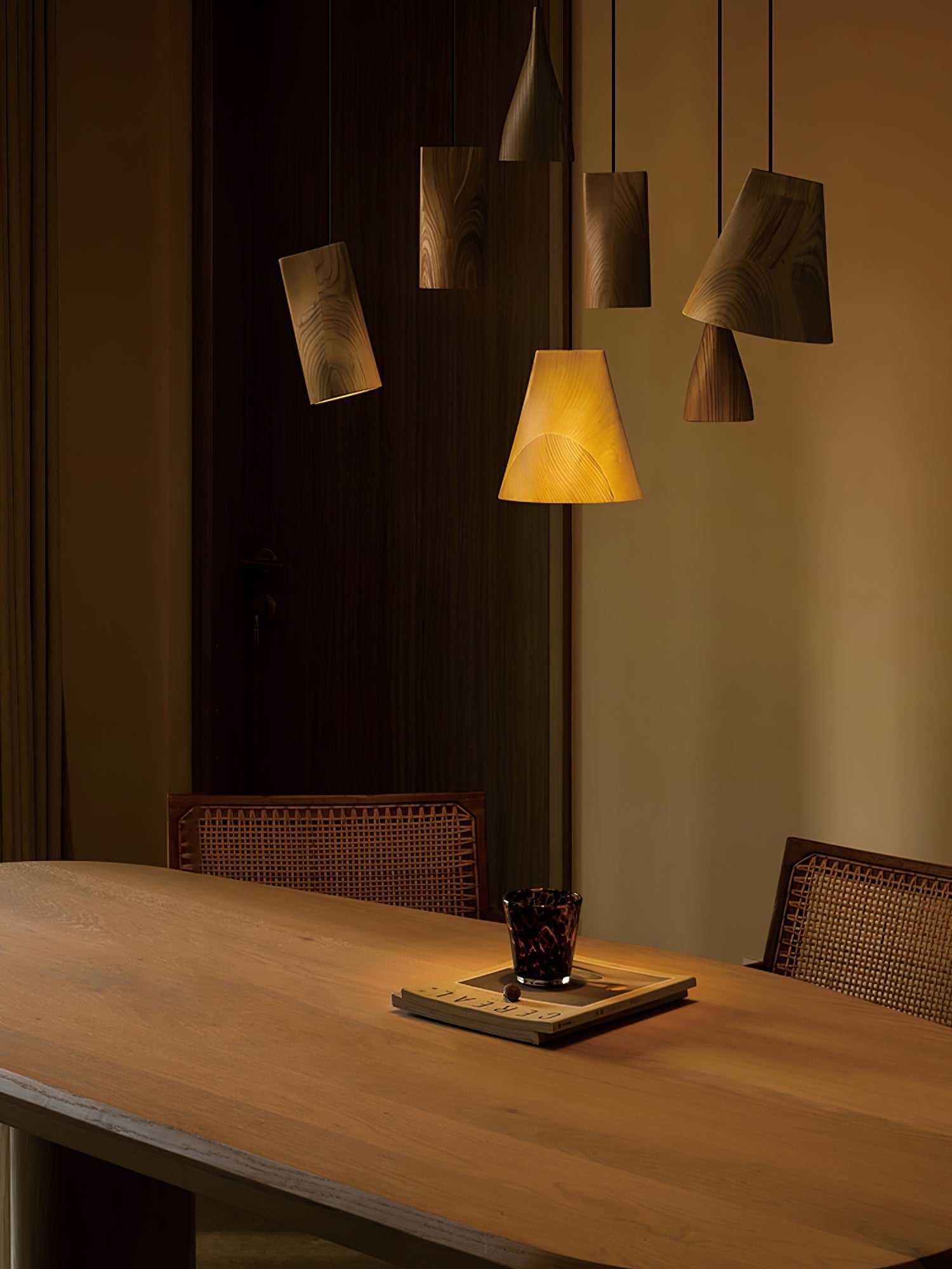 Vetra Rustic Wood Pendant Light - Letslighting