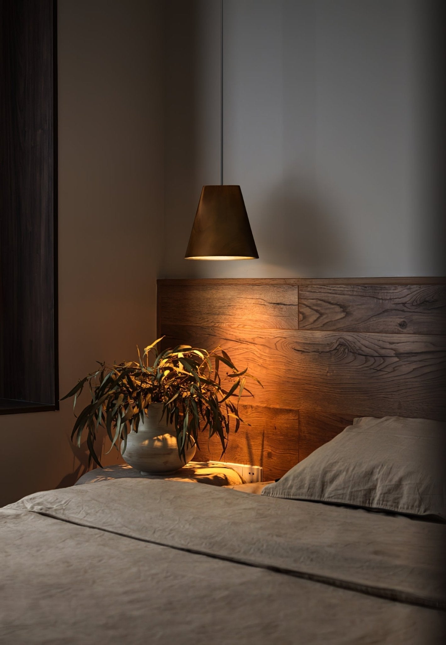 Vetra Rustic Wood Pendant Light - Letslighting