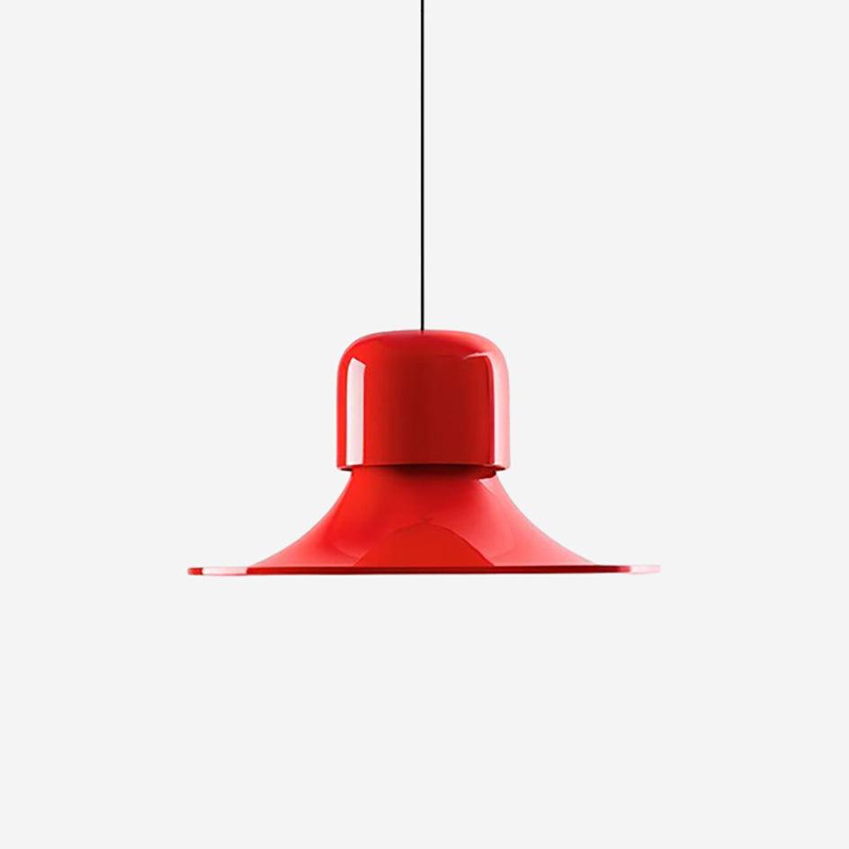 Nordisk Pendant Lamp Flared Red LED Modern - Letslighting