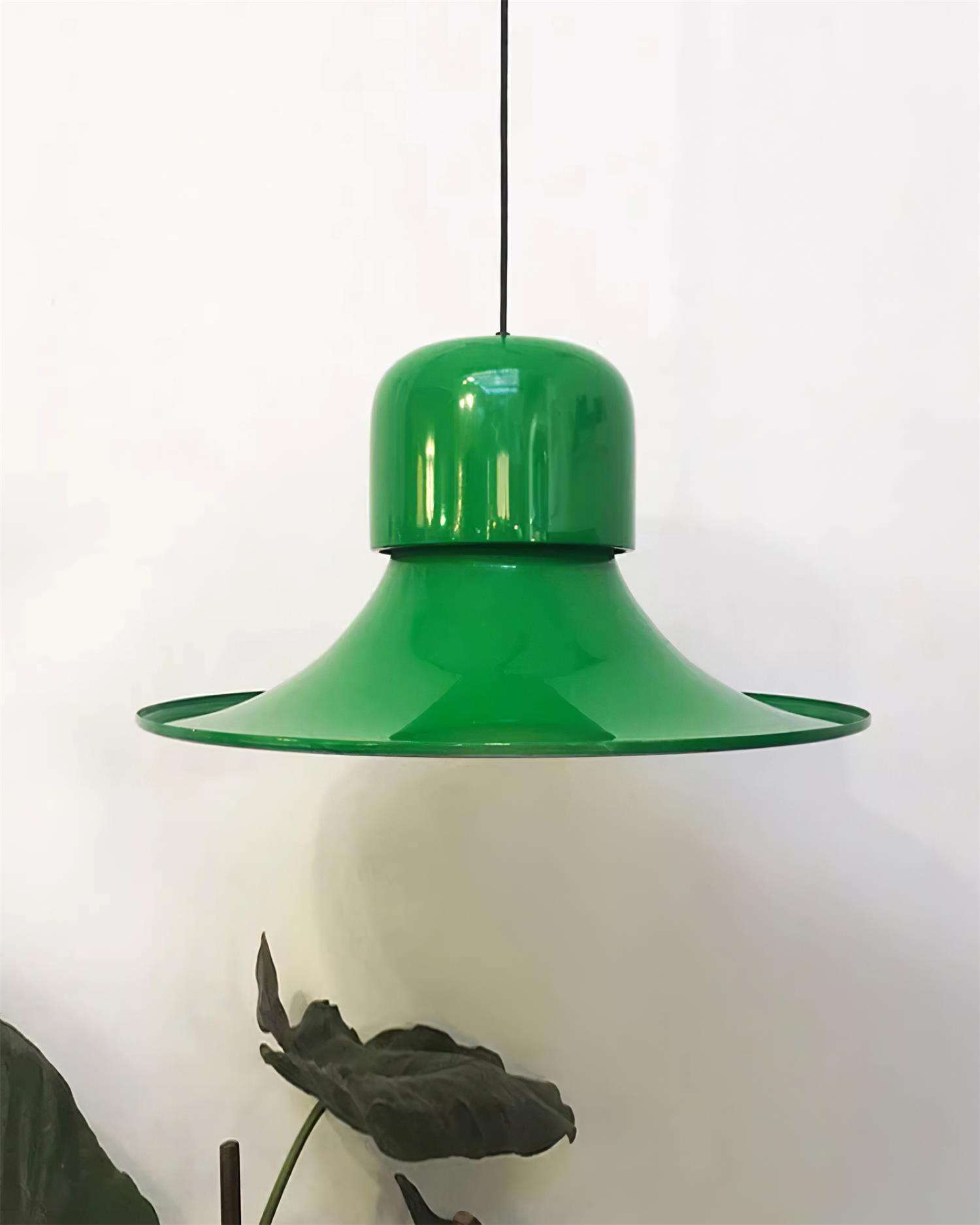 Nordisk Pendant Lamp Flared Red LED Modern - Letslighting