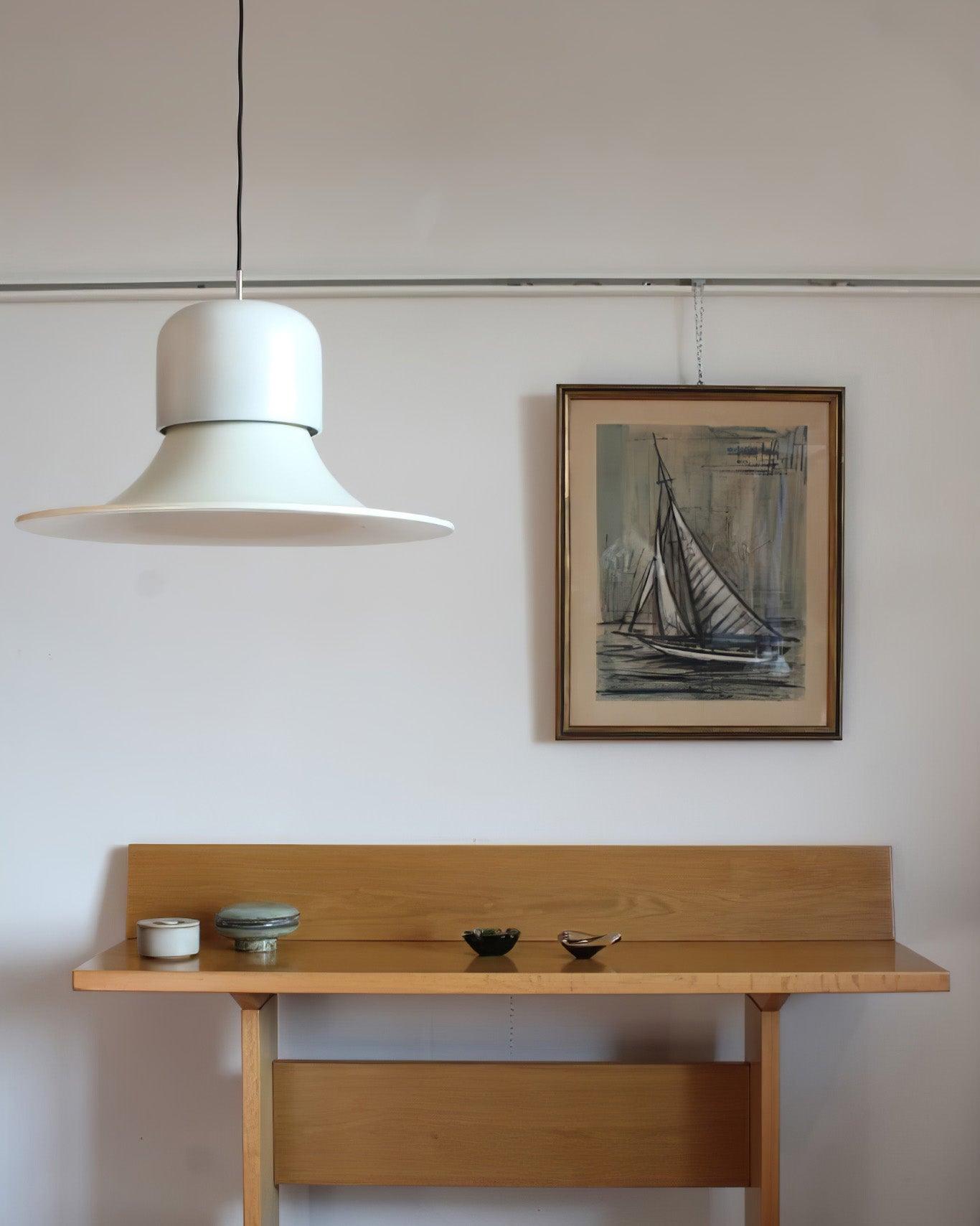 Nordisk Pendant Lamp Flared Red LED Modern - Letslighting