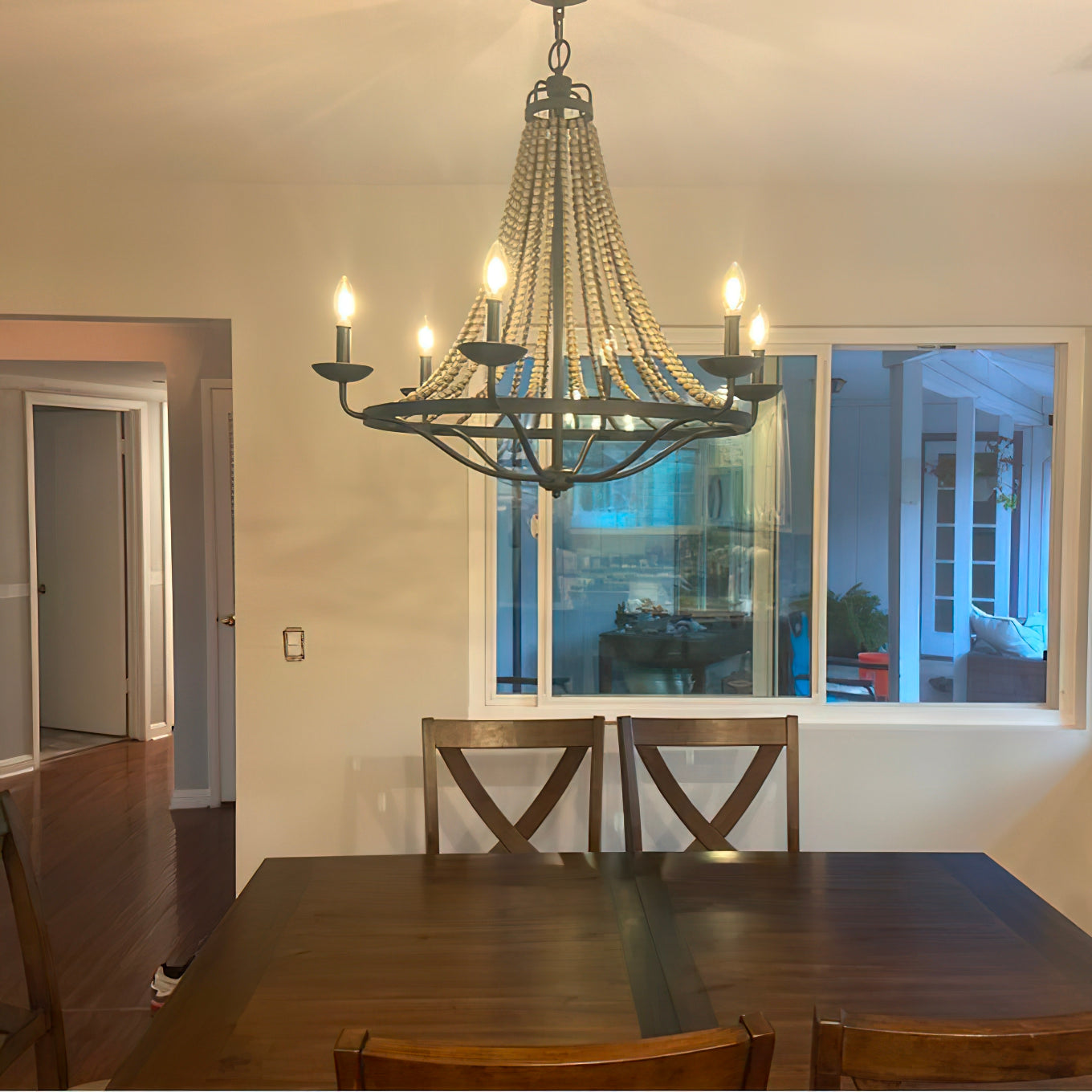 Alloren Vintage Industrial Empire Chandelier - Letslighting