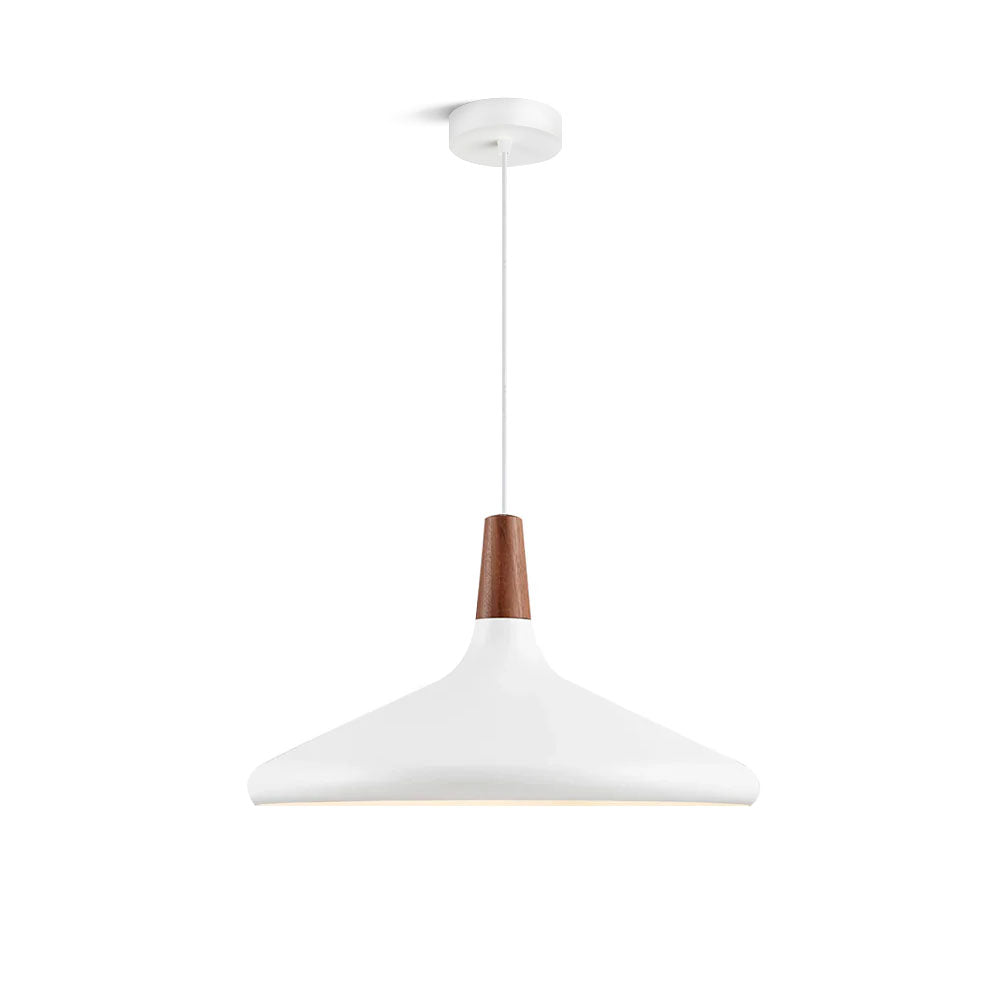 Nori Pendant Lamp Minimalist Shape With Wooden - Letslighting