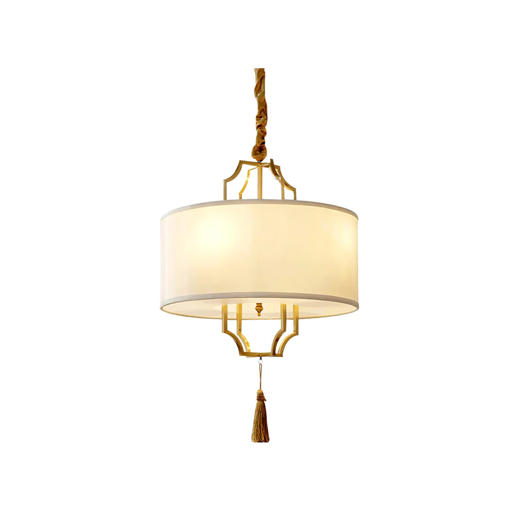 Norwell Chandelier All-Copper Frame With Oriental Modern - Letslighting