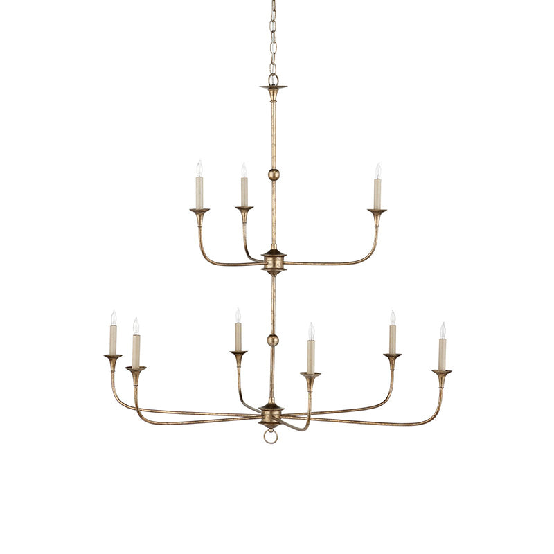 Wisp Grande Vintage Industrial Bronze Chandelier - Letslighting