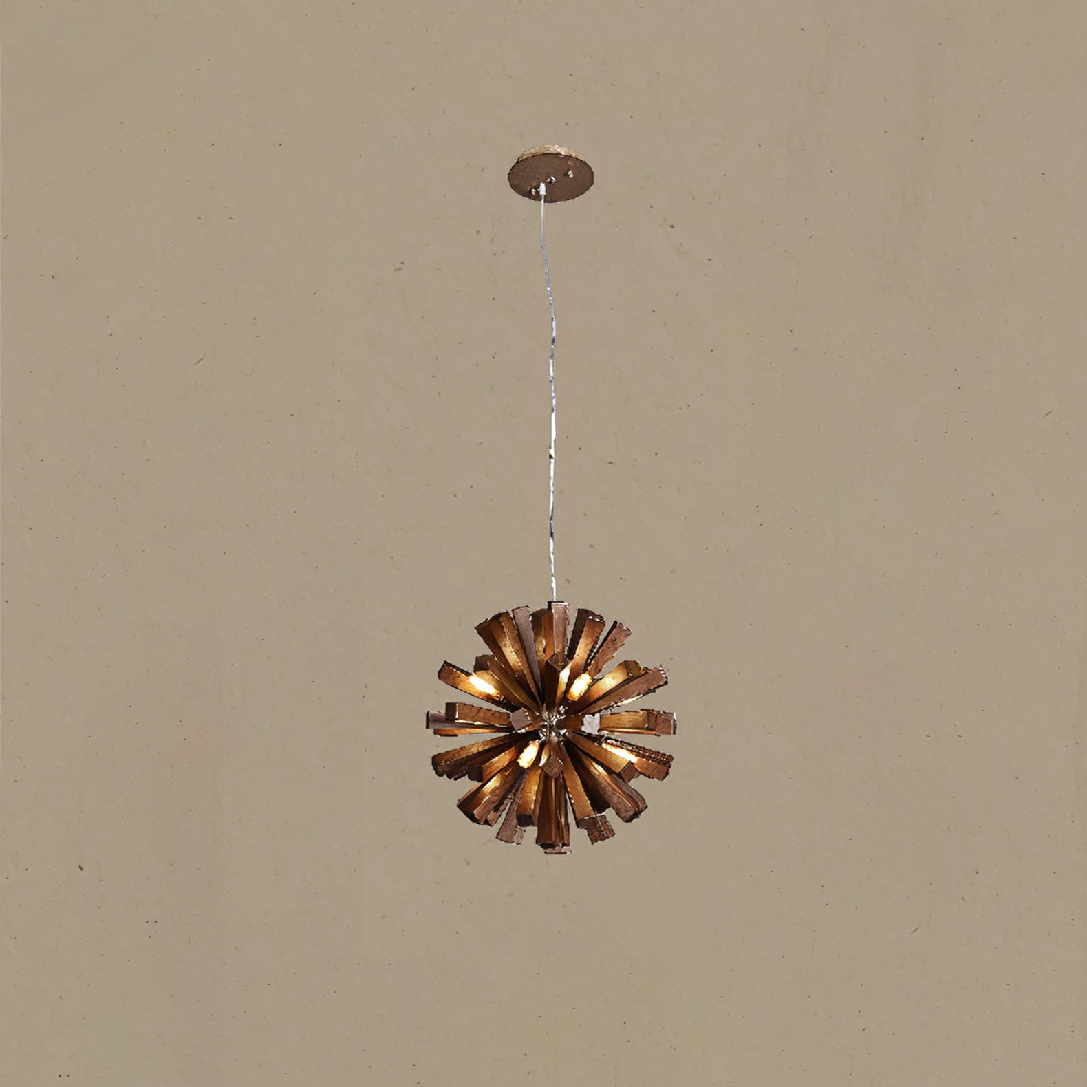 Nova Premium Nordic Art Burst Wood Chandelier - Letslighting