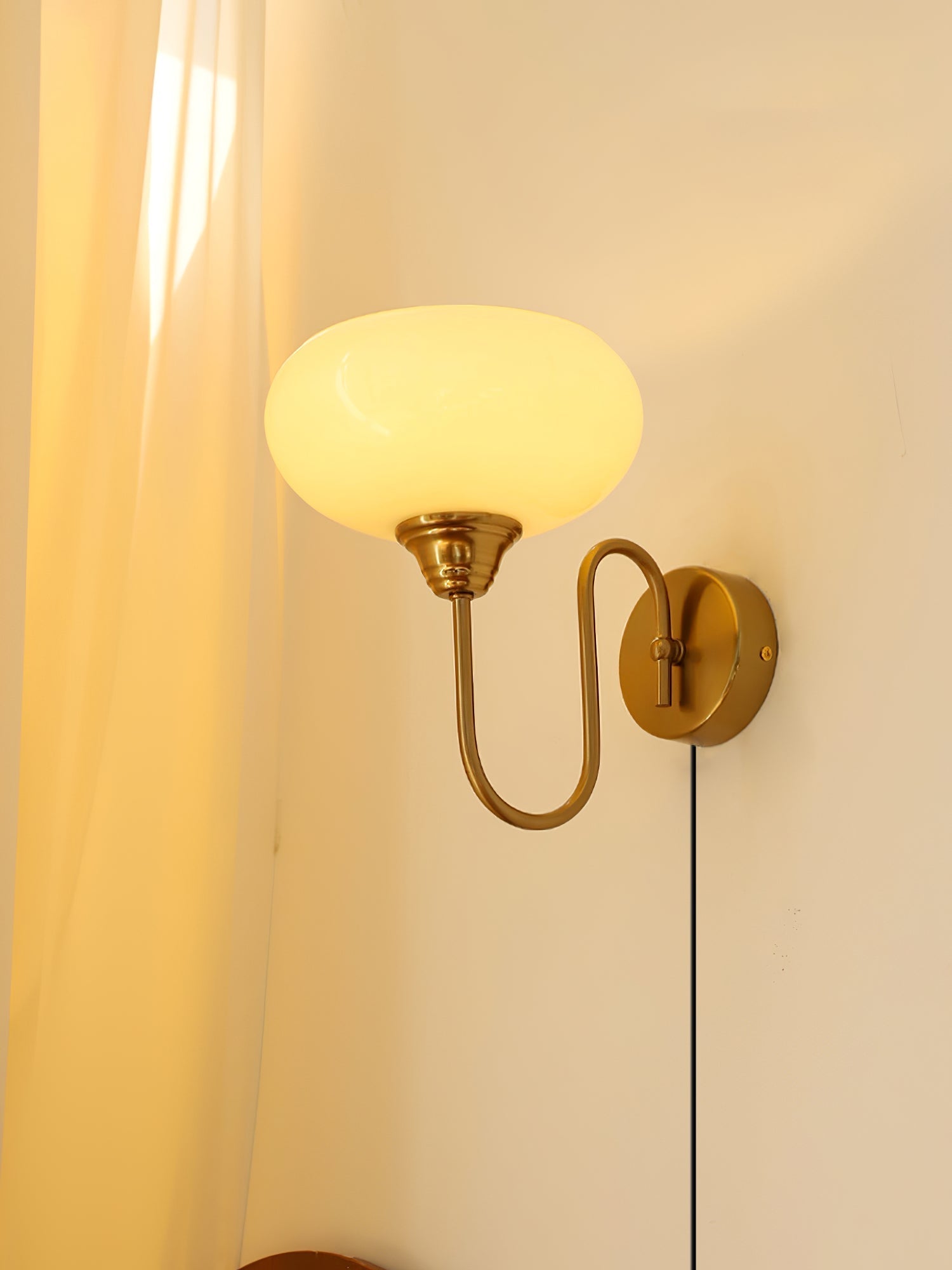 Ulsilia Premium Nordic Plug-in Glass Wall Lamp - Letslighting