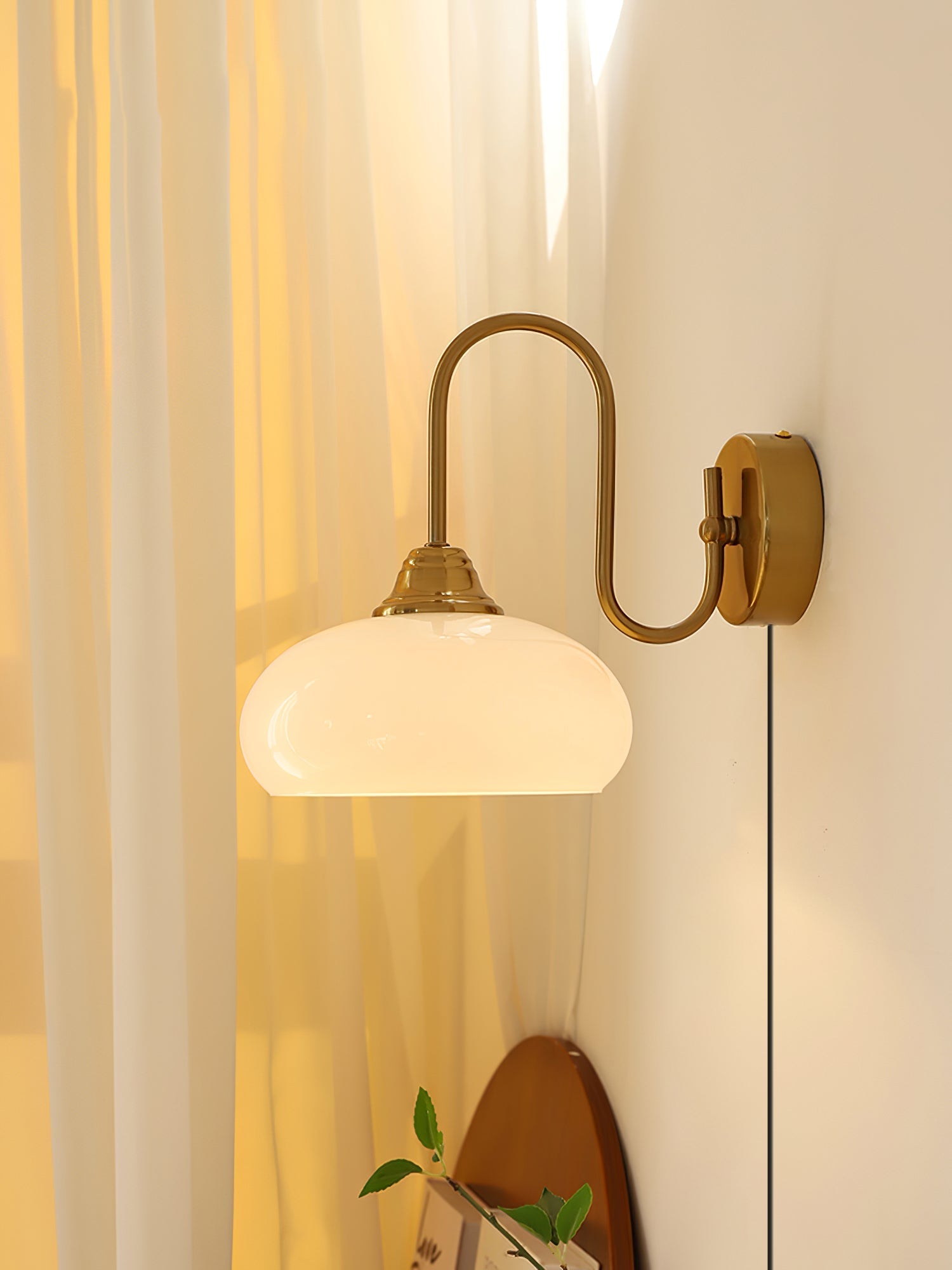 Ulsilia Premium Nordic Plug-in Glass Wall Lamp - Letslighting