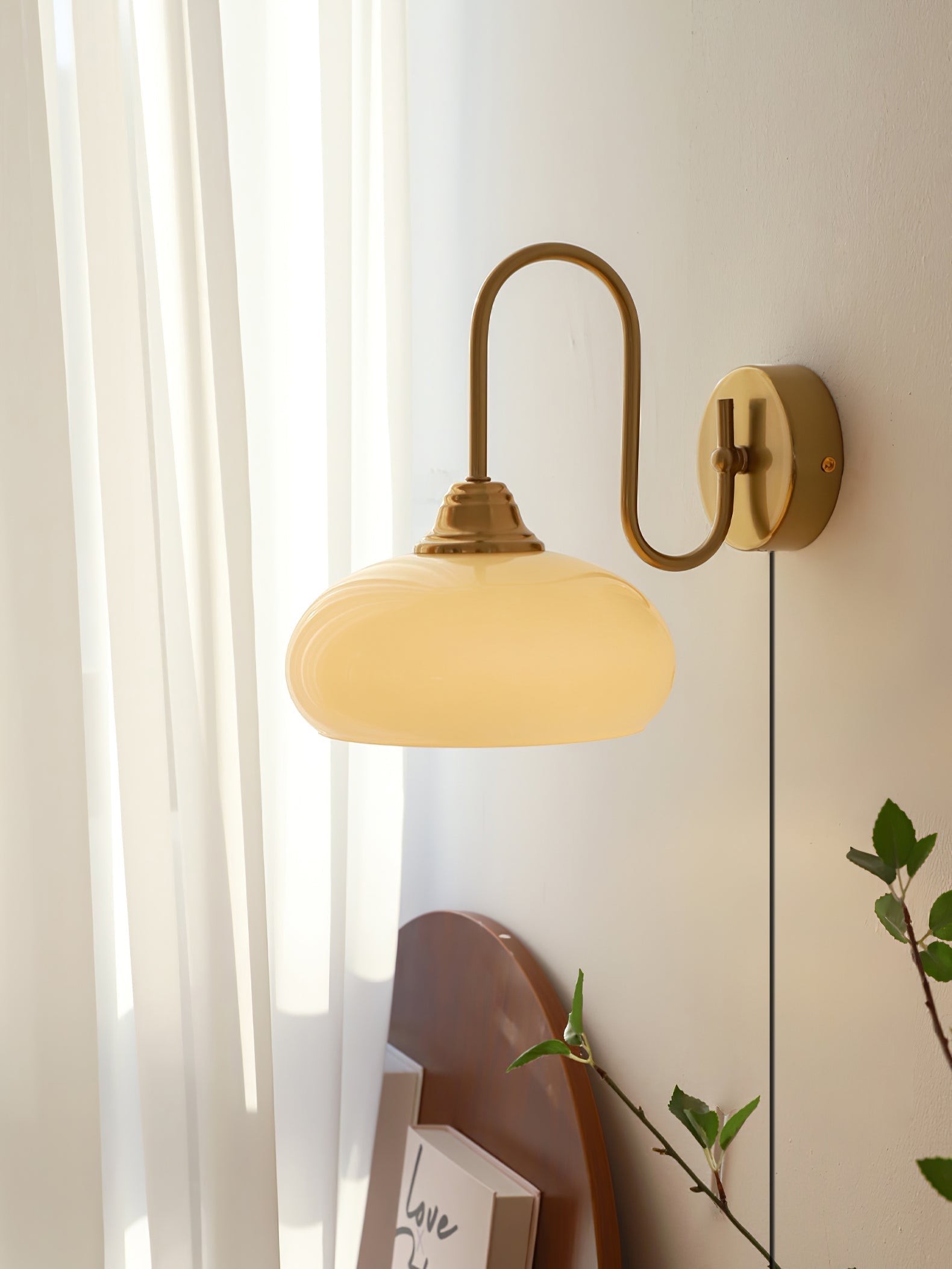 Ulsilia Premium Nordic Plug-in Glass Wall Lamp - Letslighting