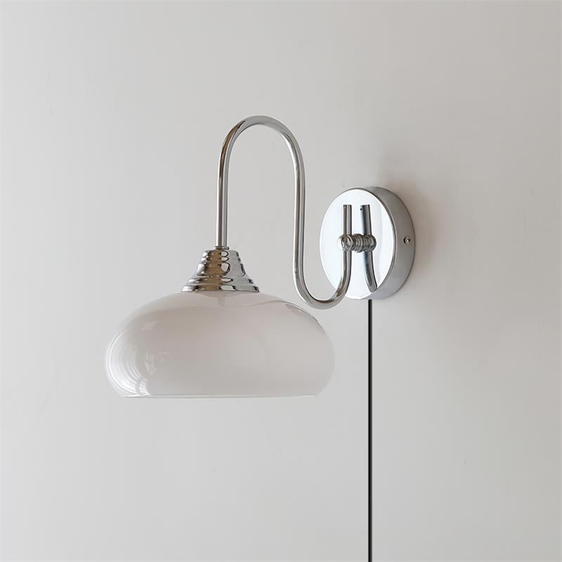 Valentina Glass Plug-in Wall Lamp