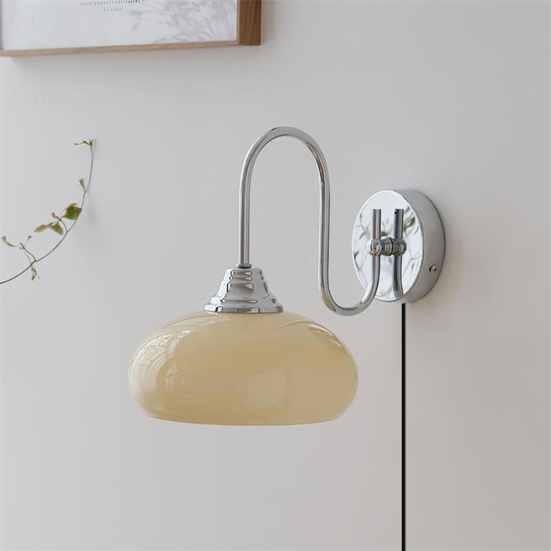 Valentina Glass Plug-in Wall Lamp