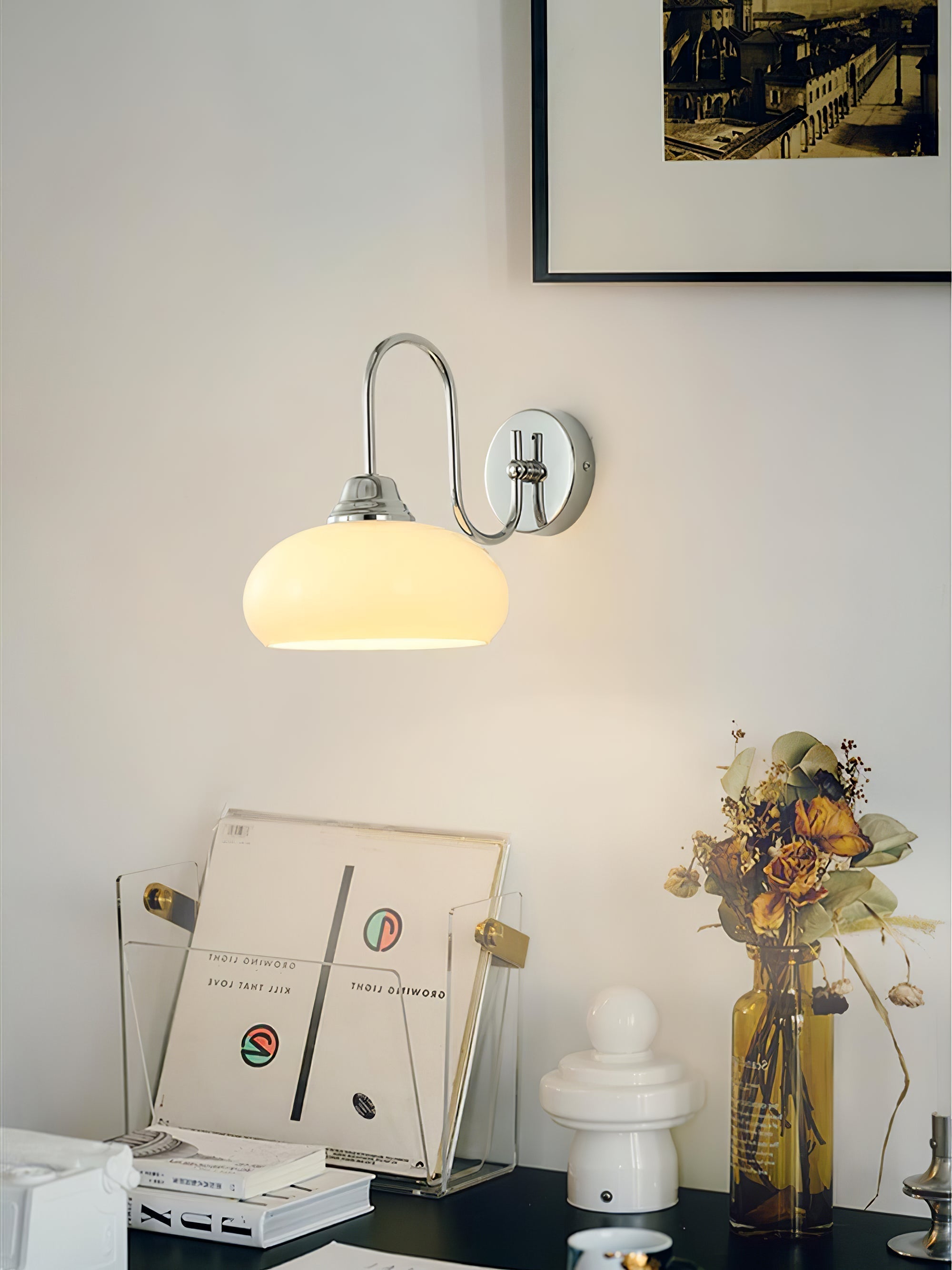 Ophaan Modern Minimalist Glass Wall Light - Letslighting