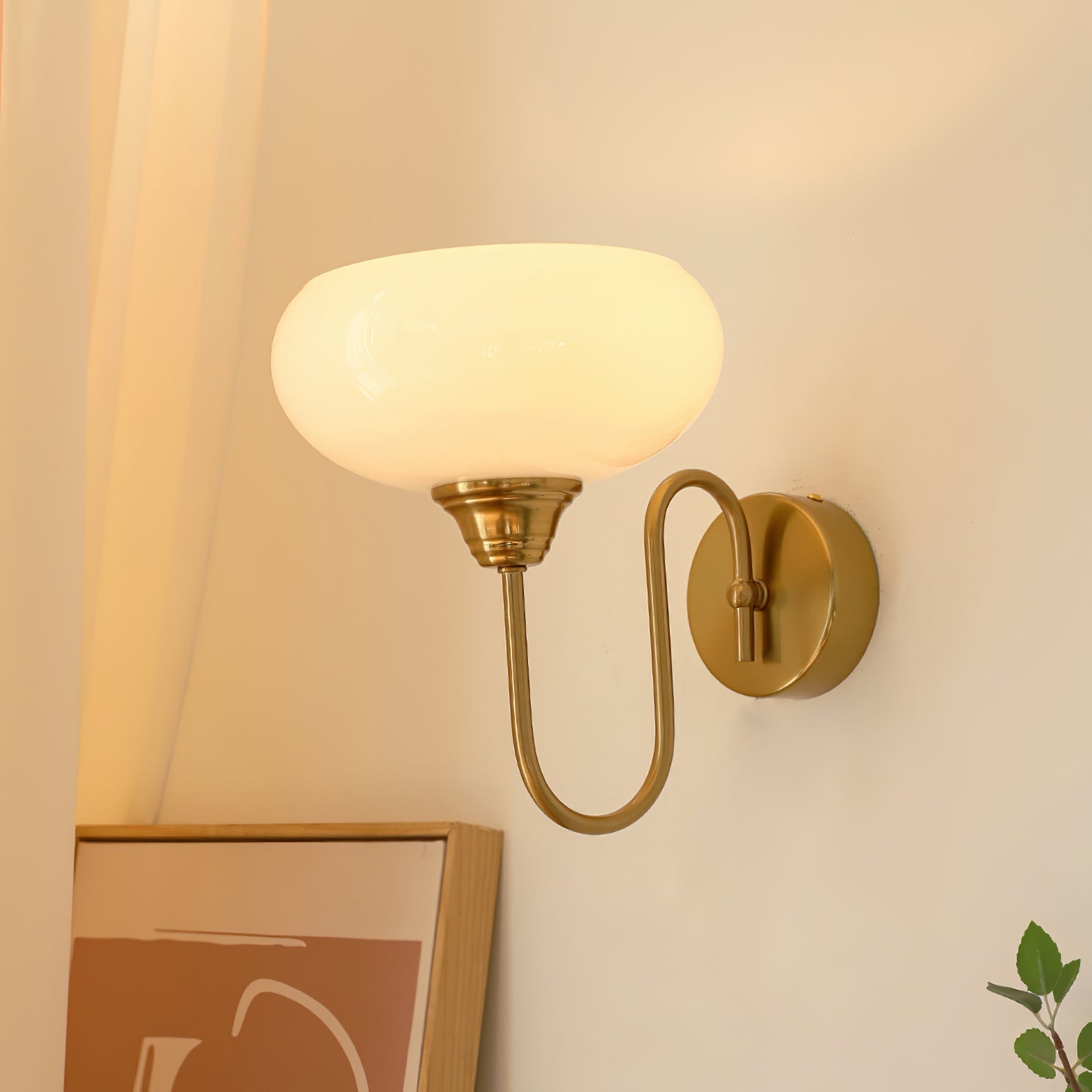 Ophaan Modern Minimalist Glass Wall Light - Letslighting