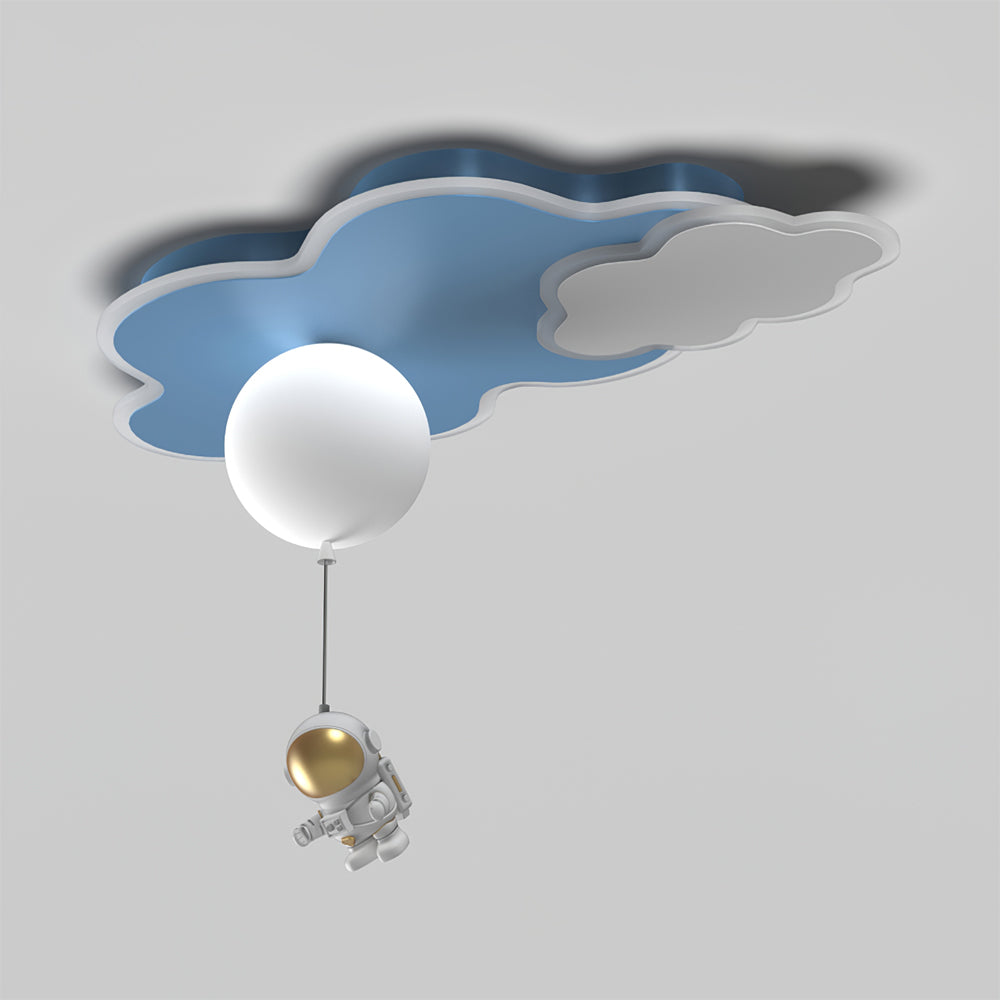 Nuages Ceiling Lamp Cloud Shape With Astronaut Detail - Letslighting