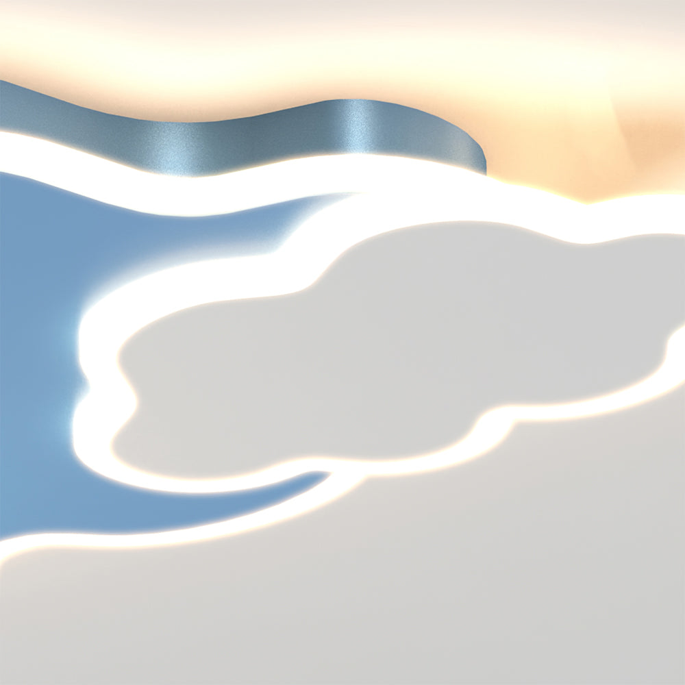 Nuages Ceiling Lamp Cloud Shape With Astronaut Detail - Letslighting