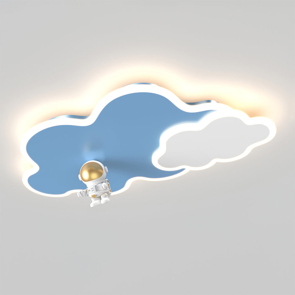 Nuages Ceiling Lamp Cloud Shape With Astronaut Detail - Letslighting