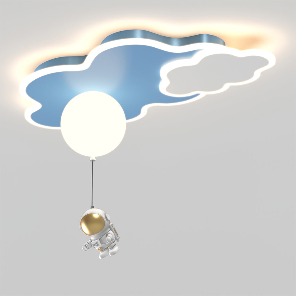 Nuages Ceiling Lamp Cloud Shape With Astronaut Detail - Letslighting
