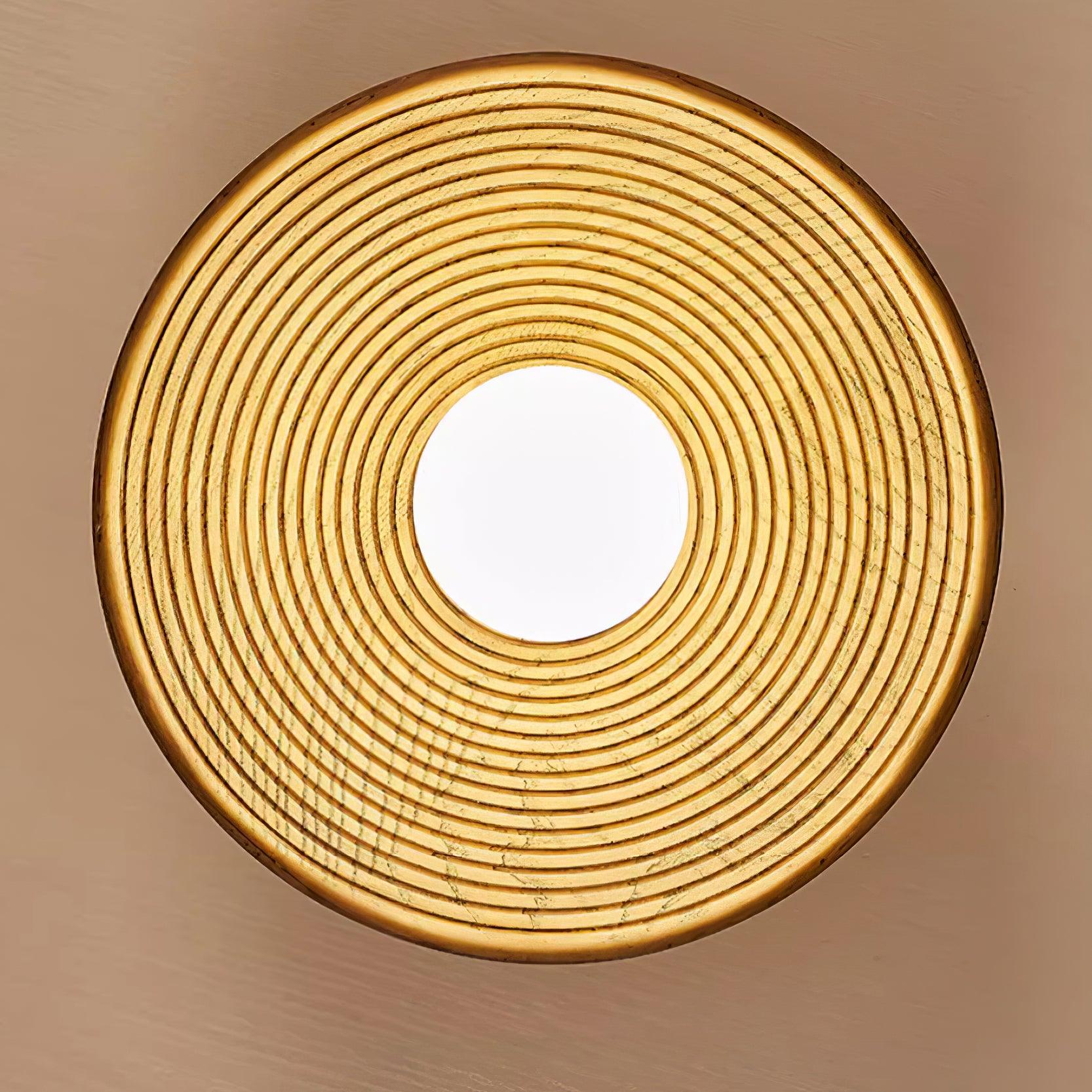 Orvian Wooden Flush Mount Ceiling Light with Round Globe - Letslighting