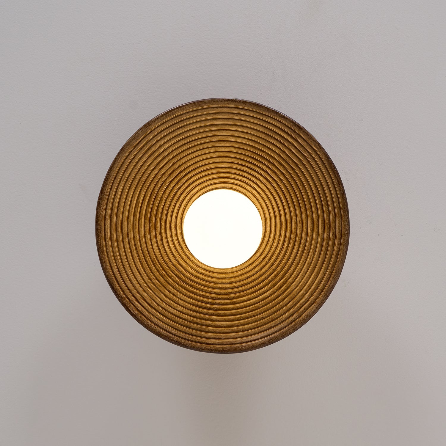 Orvian Wooden Flush Mount Ceiling Light with Round Globe - Letslighting