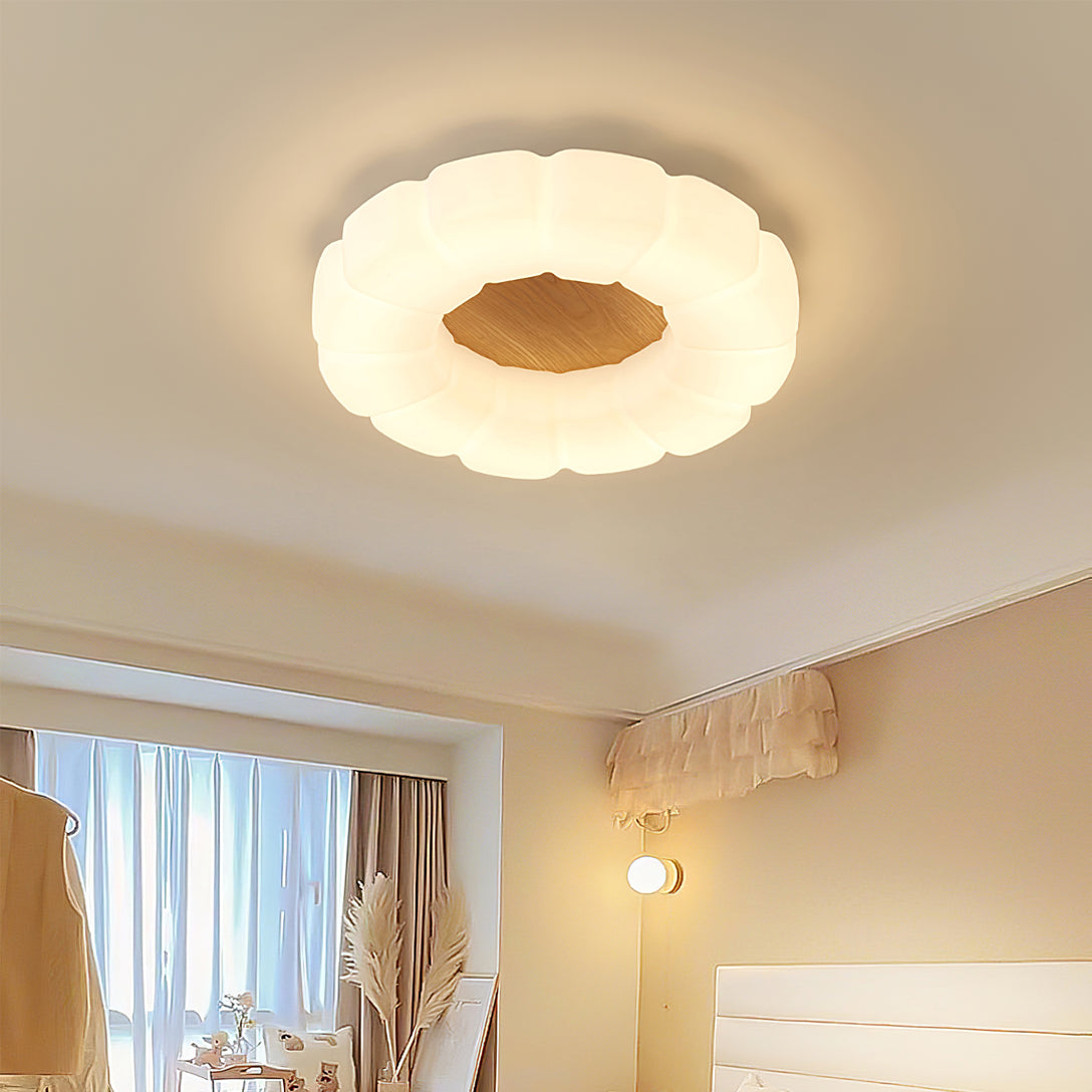 Nubi Ceiling Lamp Acrylic Wood Nordic - Letslighting