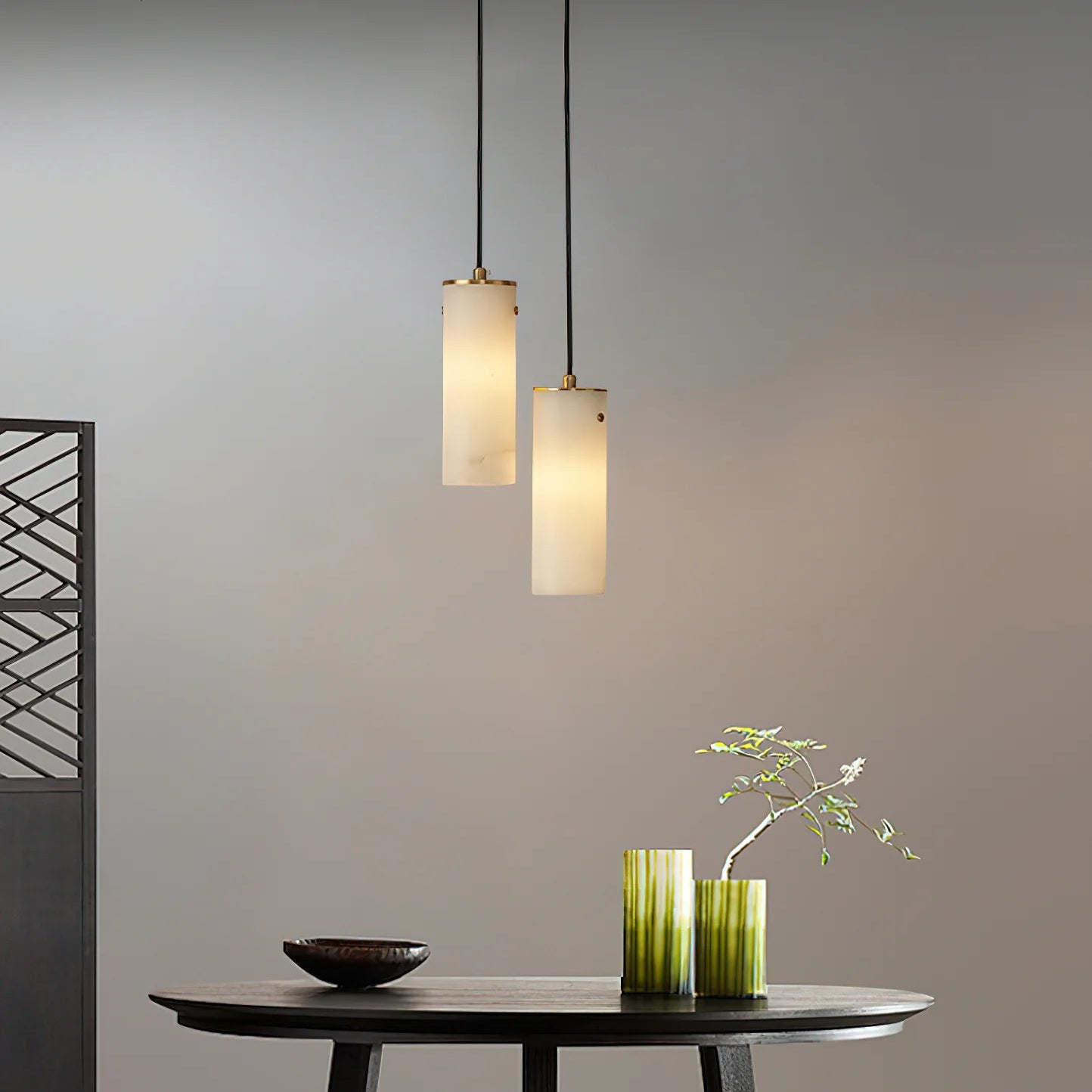 Kristy Modern Pendant Light Alabaster - Letslighting