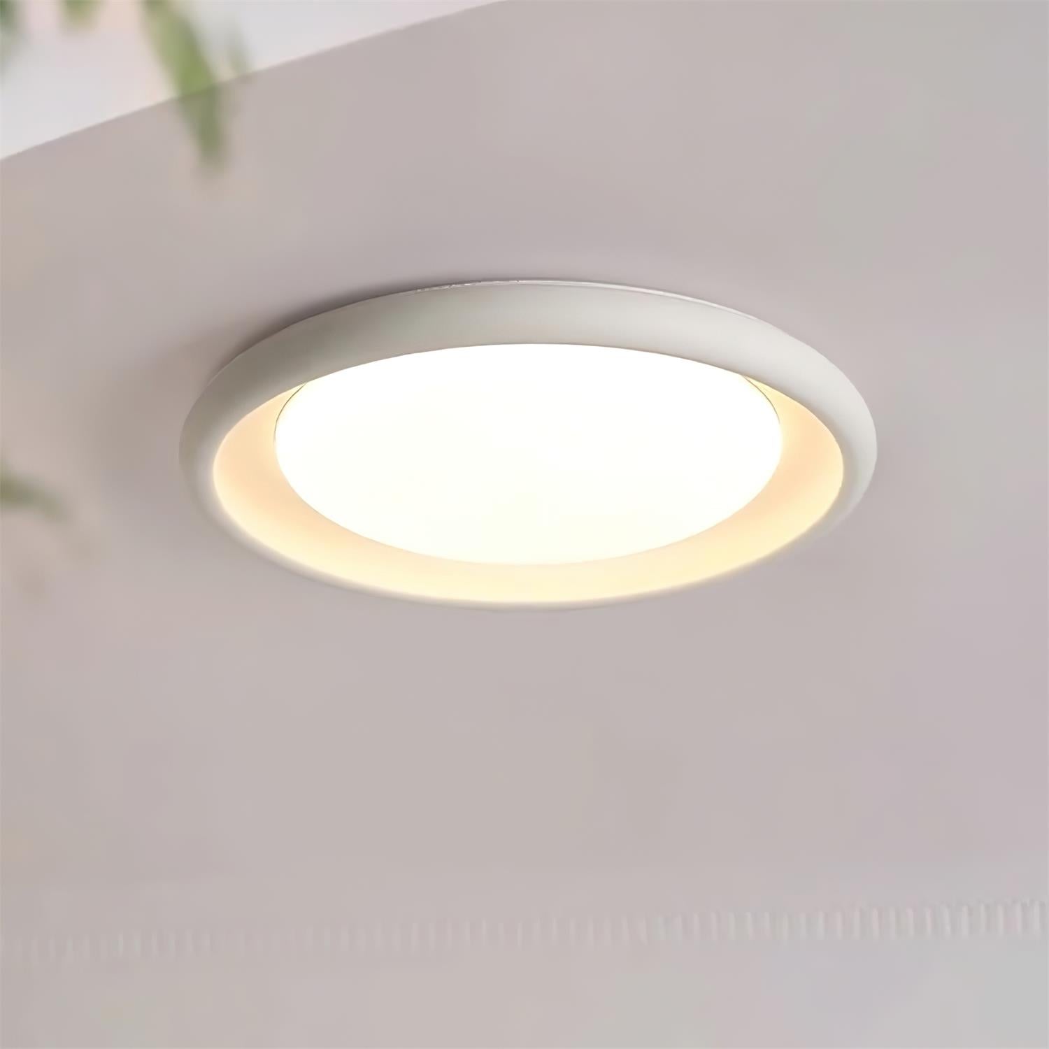 Nuria Ceiling Lamp Round Silhouette Minimalist Ambient - Letslighting