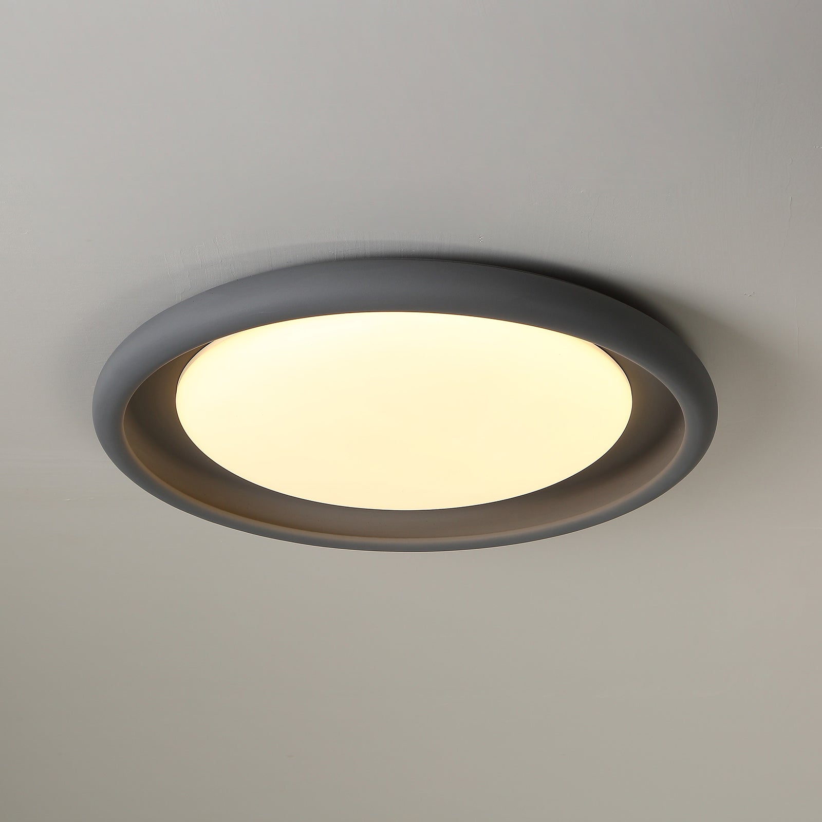Nuria Ceiling Lamp Round Silhouette Minimalist Ambient - Letslighting