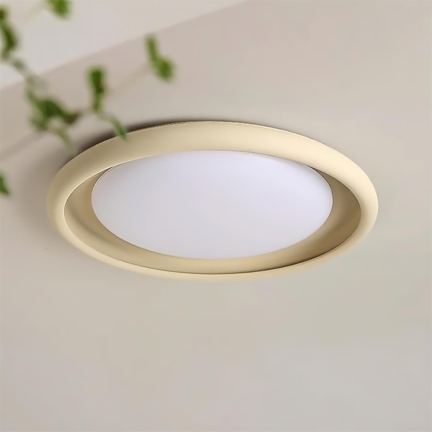 Nuria Ceiling Lamp Round Silhouette Minimalist Ambient - Letslighting