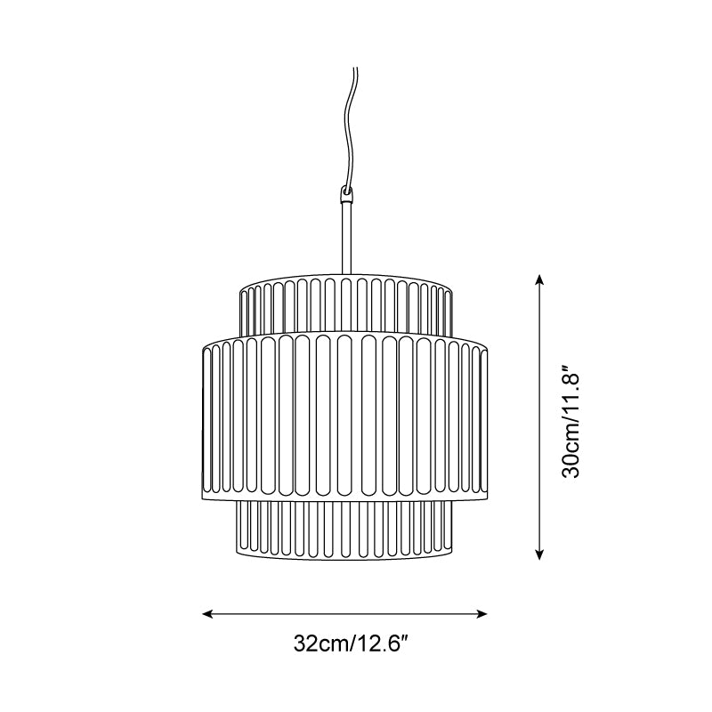 Aurelia Ribbed Pendant Light - Letslighting