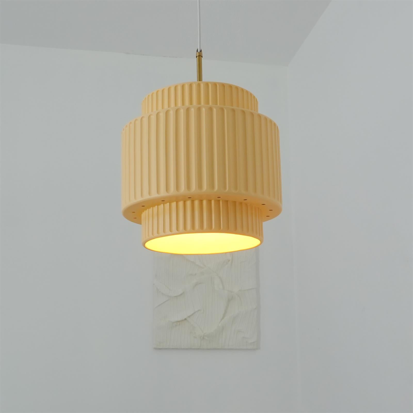 Aurelia Ribbed Pendant Light - Letslighting
