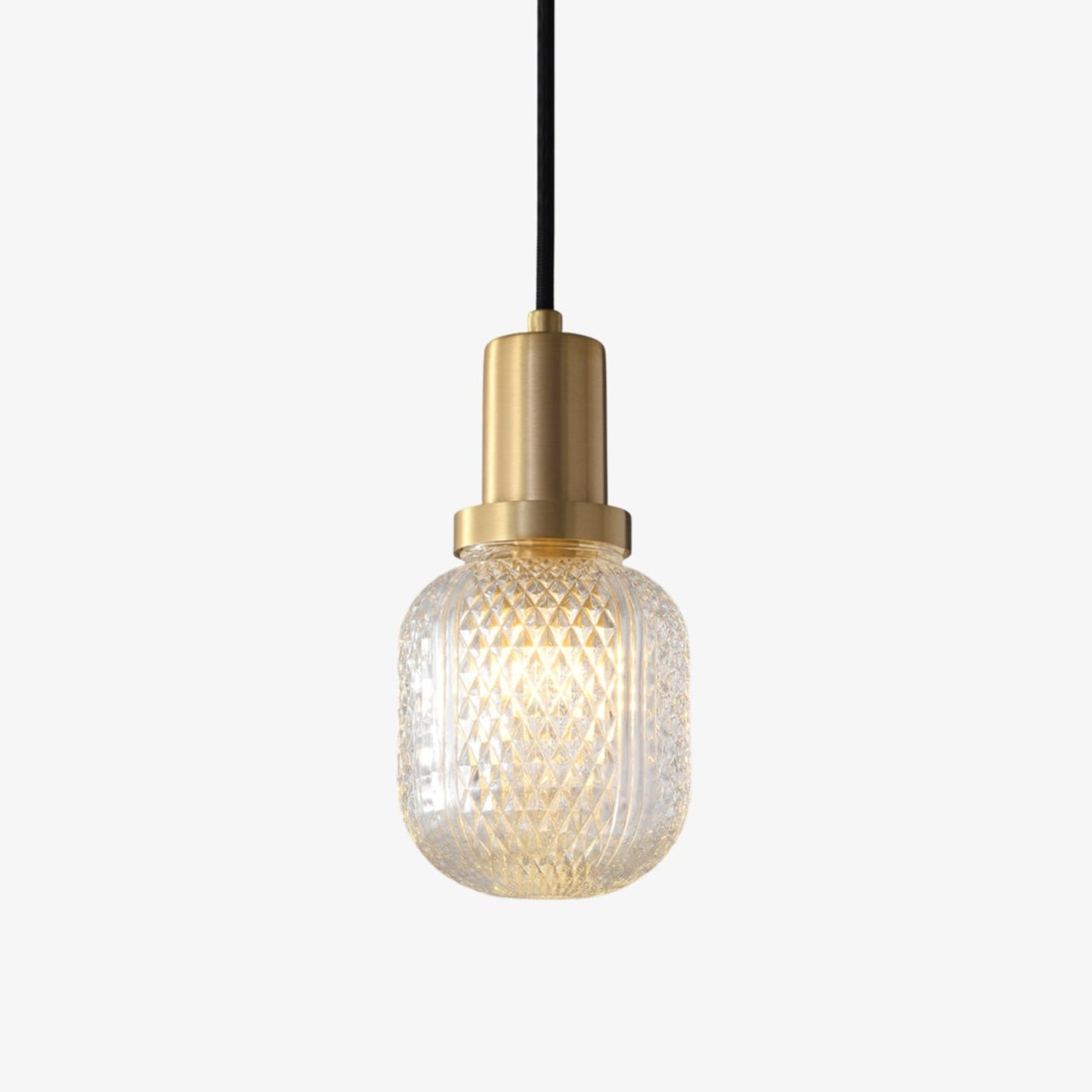 Cacarir Premium Nordic Art Brass Glass Pendant Lamp - Letslighting