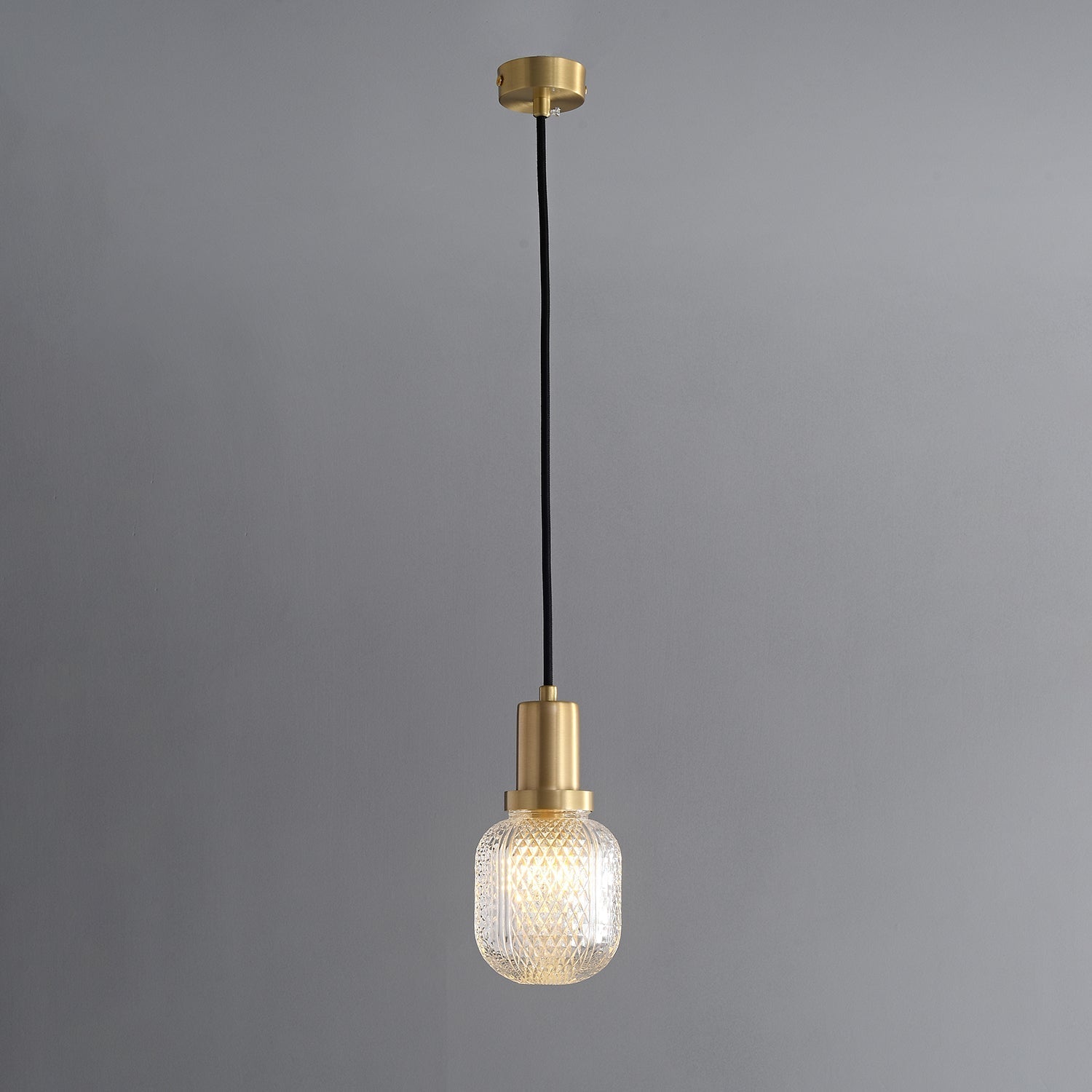 Cacarir Premium Nordic Art Brass Glass Pendant Lamp - Letslighting