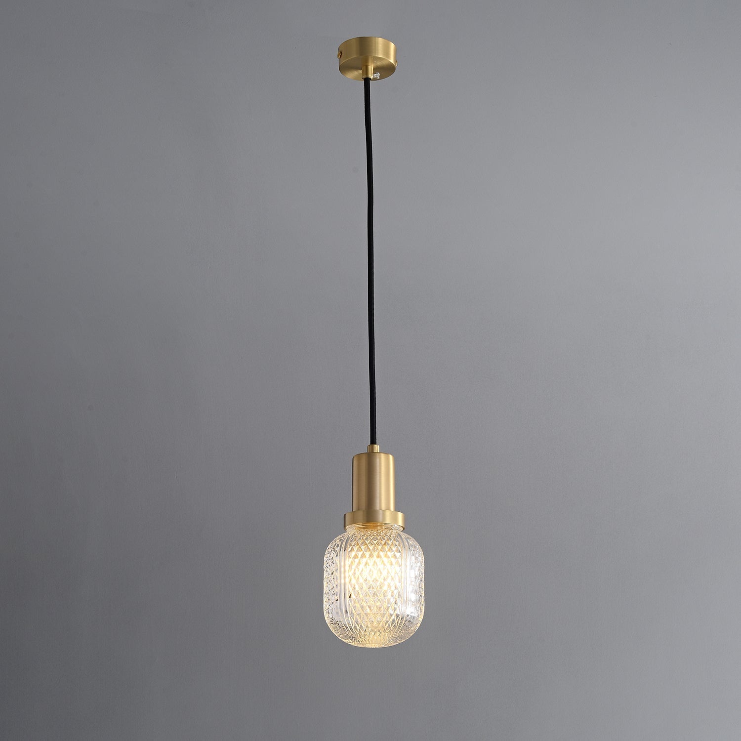 Cacarir Premium Nordic Art Brass Glass Pendant Lamp - Letslighting