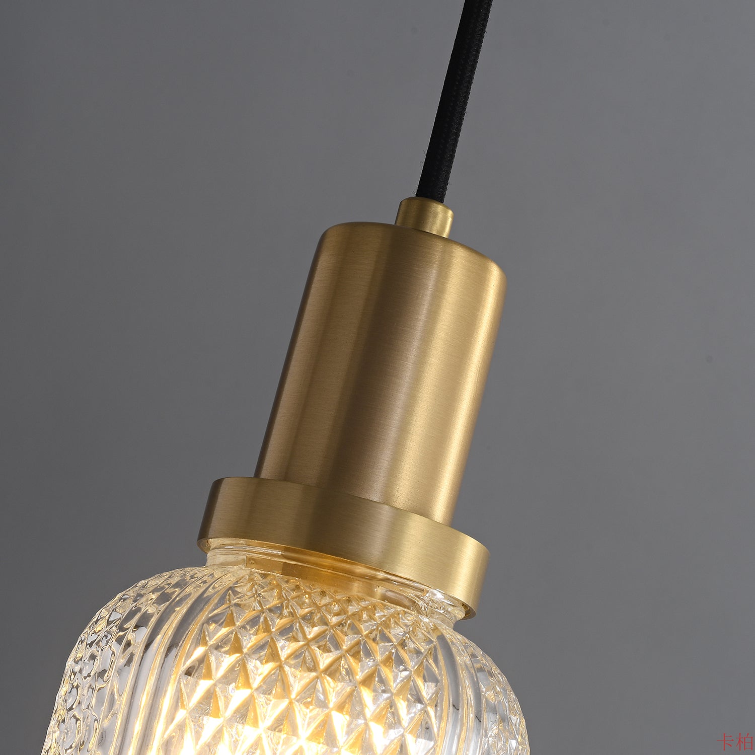 Cacarir Premium Nordic Art Brass Glass Pendant Lamp - Letslighting